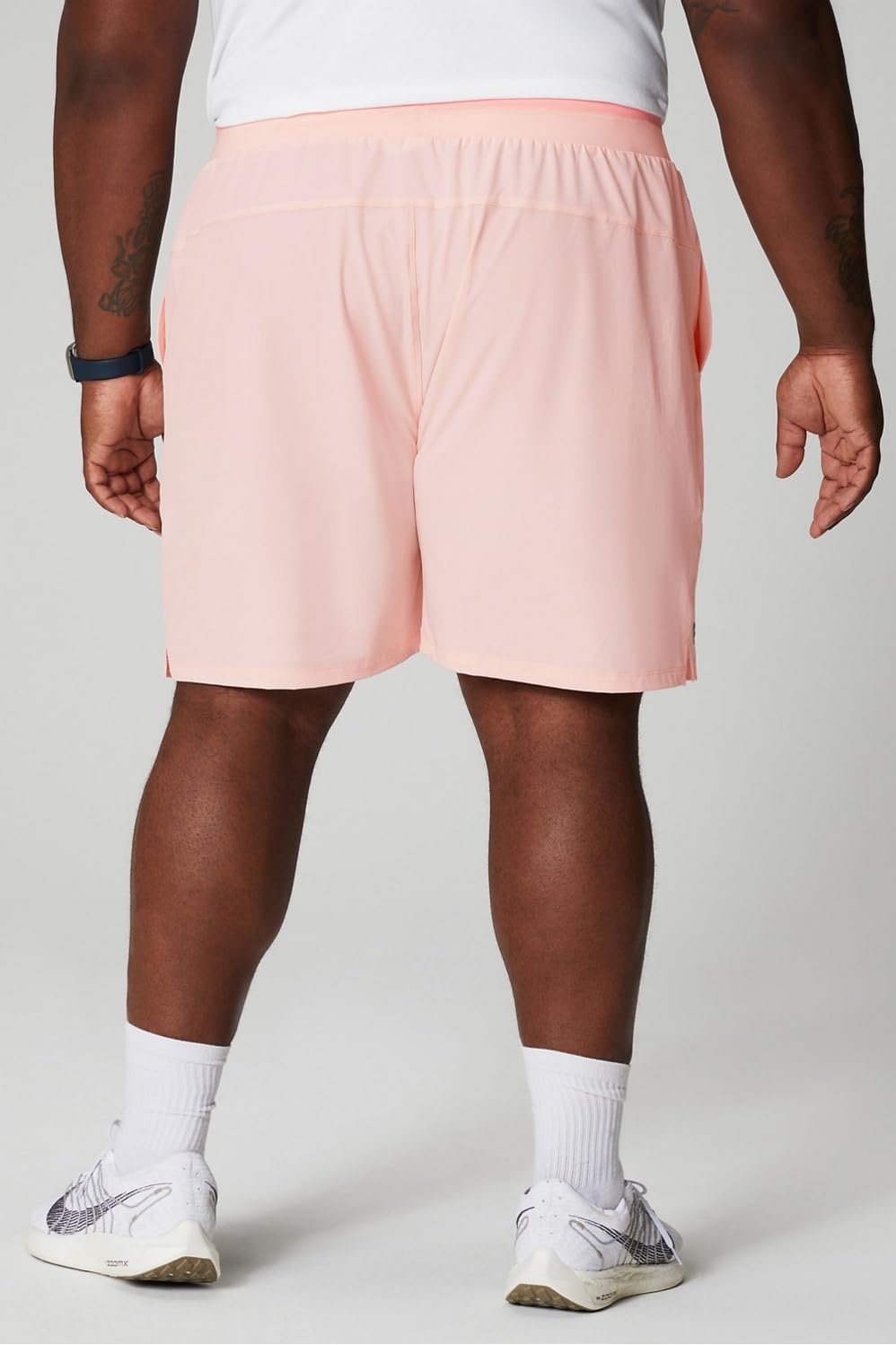image:imageFabletics Mens The Fundamental Short II Workout Running Training Gym Yoga Ultra LightweightPink Buttercream