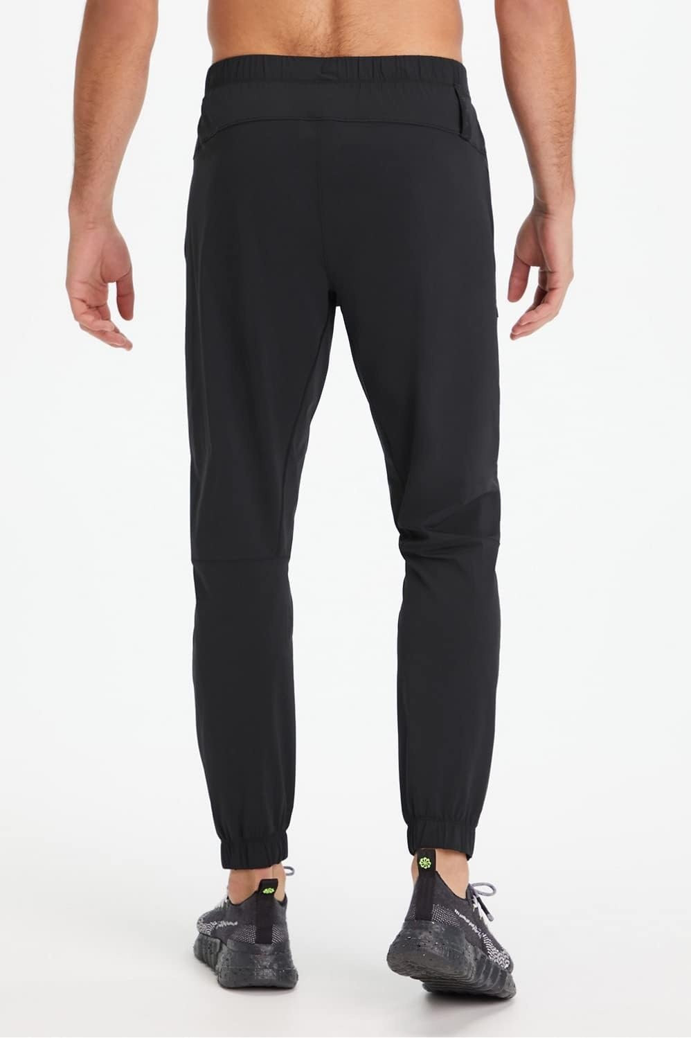 image:imageFabletics Mens The One Jogger QuickDry Hidden Pockets Zip Pockets UPF Protection AntiStink LightweightBlack