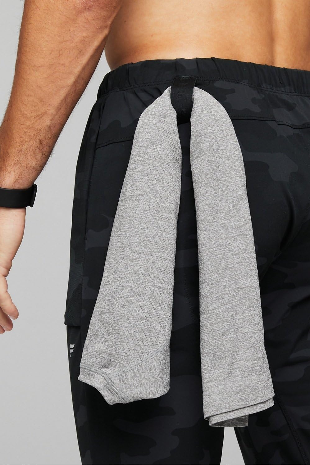 image:imageFabletics Mens The One Jogger QuickDry Hidden Pockets Zip Pockets UPF Protection AntiStink LightweightBlack Tactical Camo