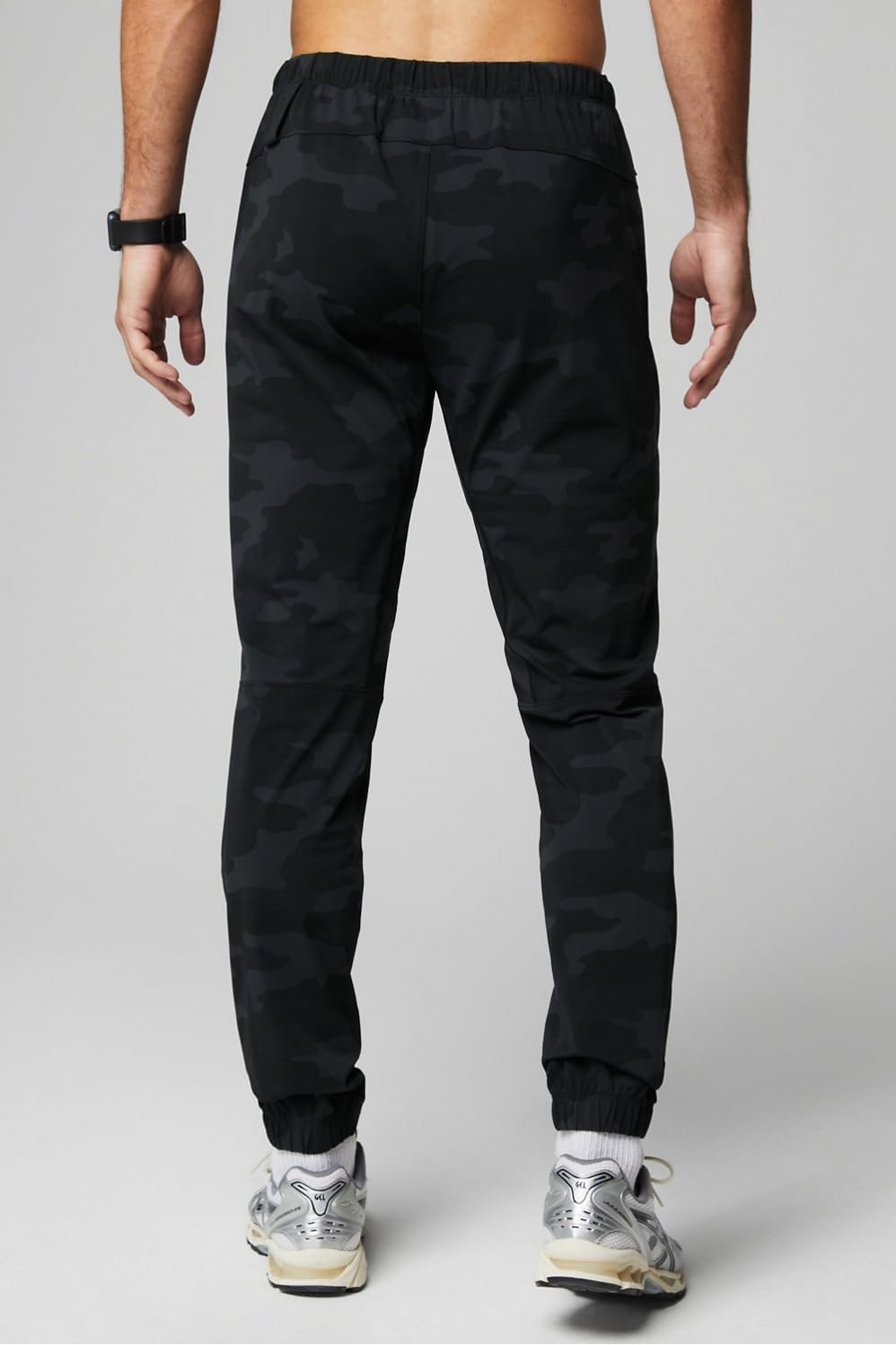 image:imageFabletics Mens The One Jogger QuickDry Hidden Pockets Zip Pockets UPF Protection AntiStink LightweightBlack Tactical Camo
