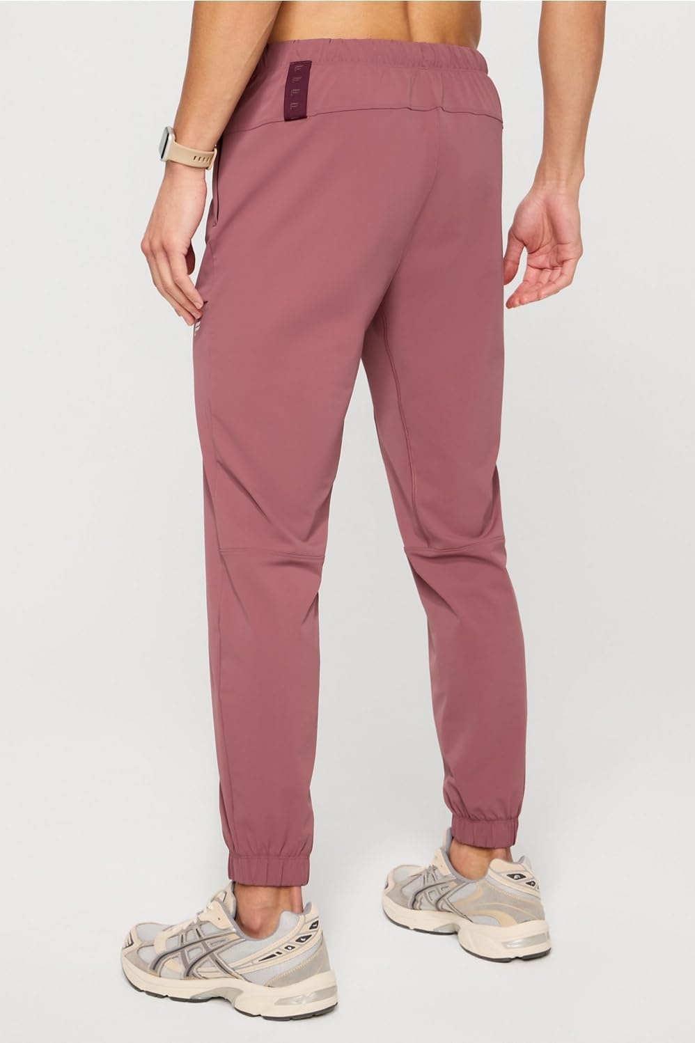 image:imageFabletics Mens The One Jogger QuickDry Hidden Pockets Zip Pockets UPF Protection AntiStink LightweightMoonlight MauveOxblood