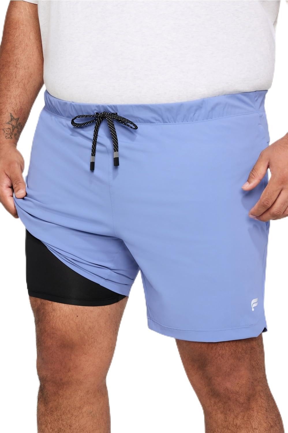 image:imageFabletics Mens The One Short Lined Training Swimming Lightweight QuickDry Zip Pocket Stretch WovenBay Blue