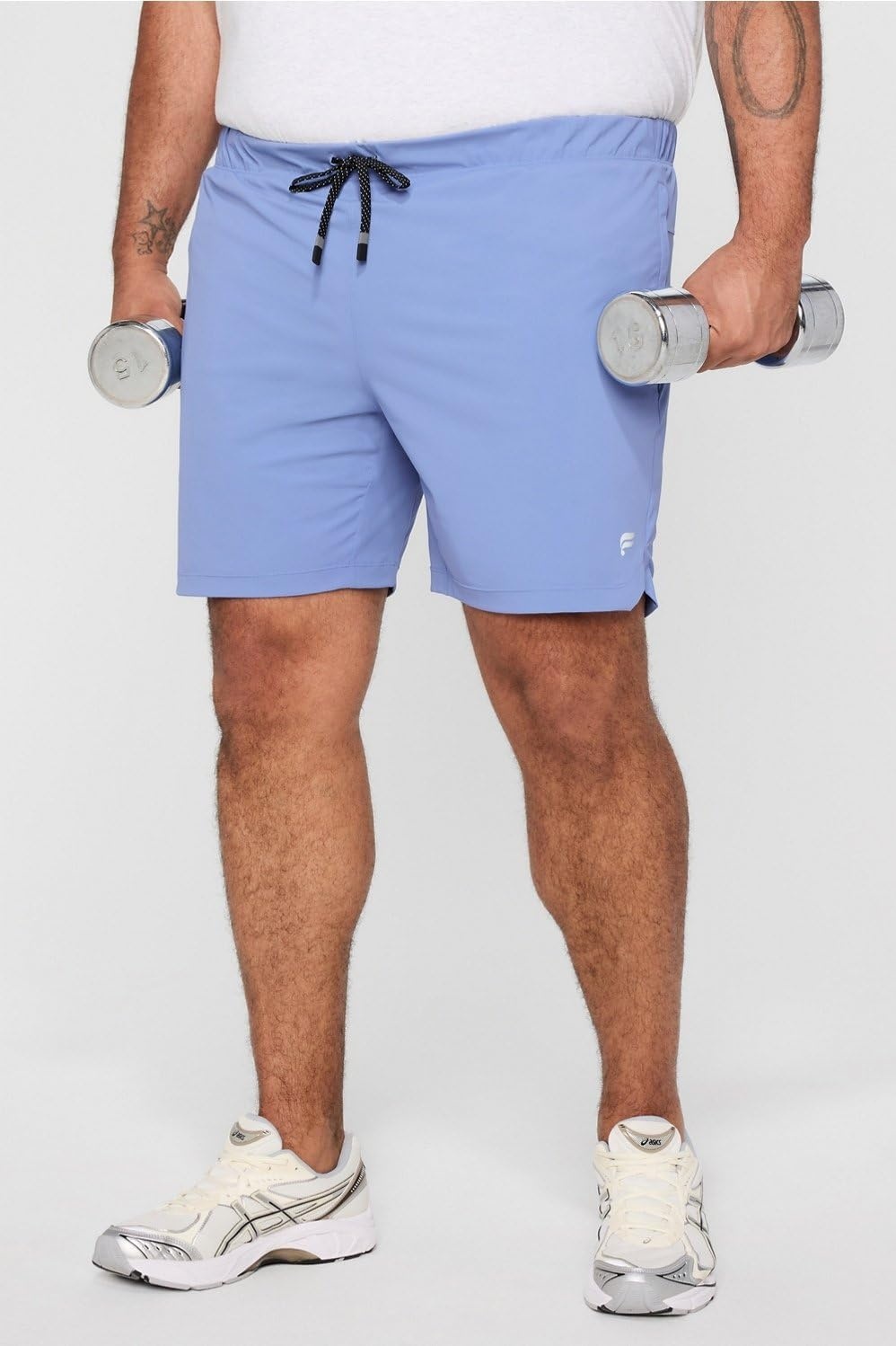 image:imageFabletics Mens The One Short Lined Training Swimming Lightweight QuickDry Zip Pocket Stretch WovenBay Blue