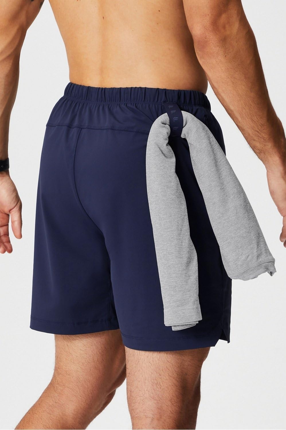 image:imageFabletics Mens The One Short Lined Training Swimming Lightweight QuickDry Zip Pocket Stretch WovenDeep Navy