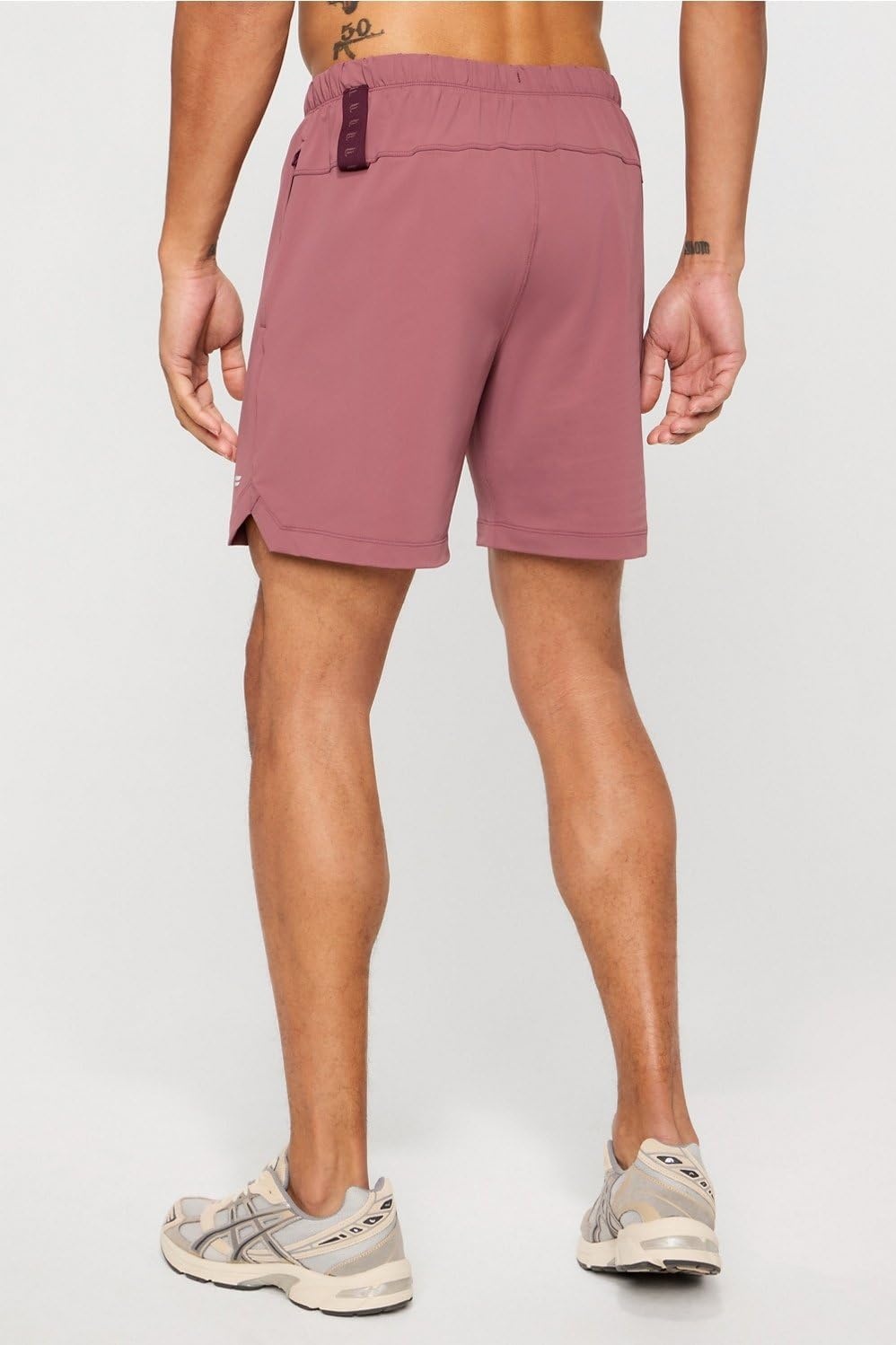 image:imageFabletics Mens The One Short Lined Training Swimming Lightweight QuickDry Zip Pocket Stretch WovenMoonlight MauveOxblood