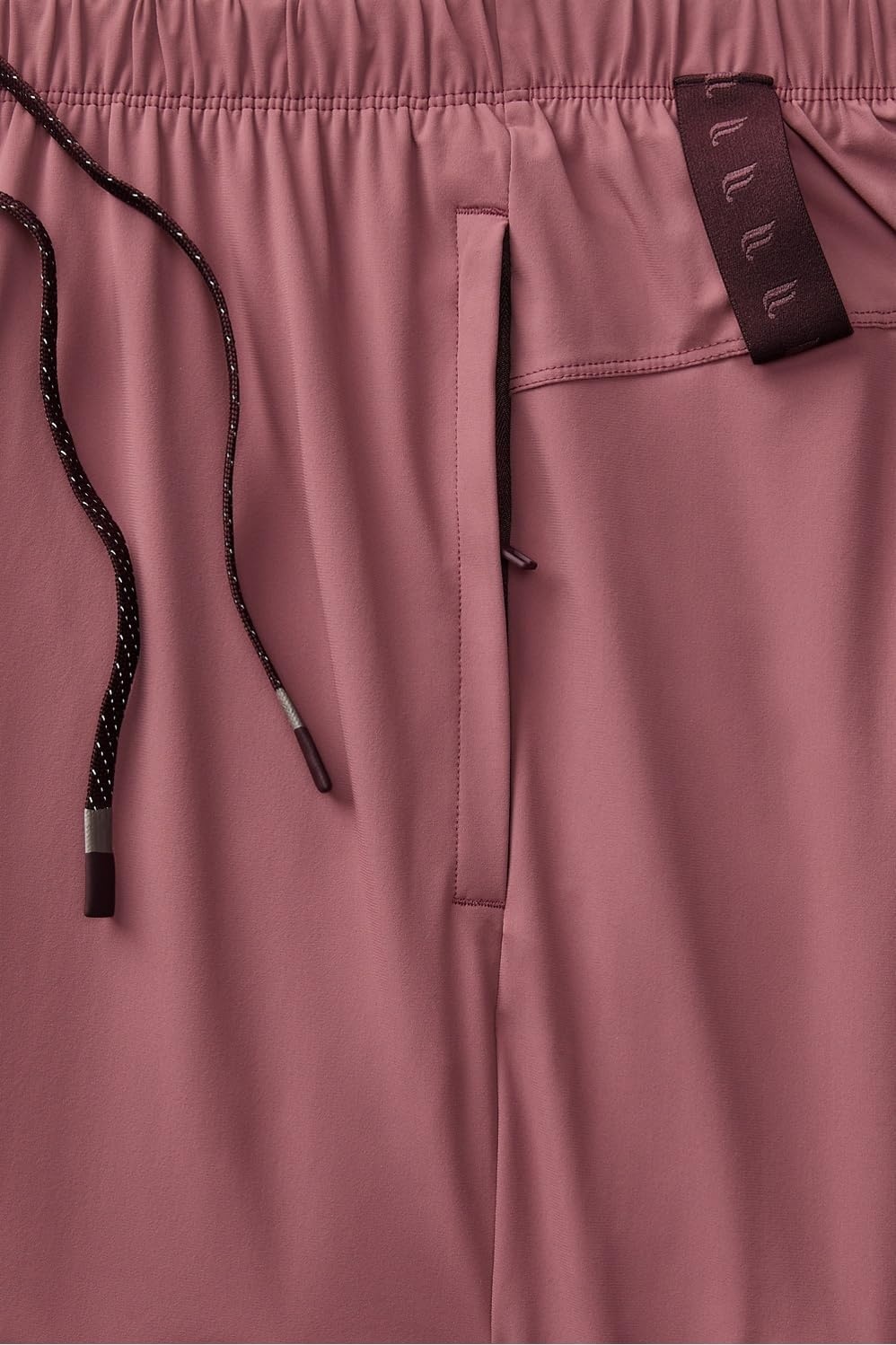 image:imageFabletics Mens The One Short Lined Training Swimming Lightweight QuickDry Zip Pocket Stretch WovenMoonlight MauveOxblood