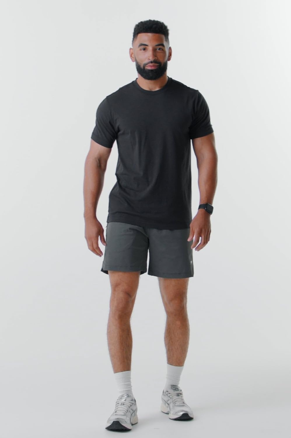 image:imageFabletics Mens The One Short Lined Training Swimming Lightweight QuickDry Zip Pocket Stretch WovenOnyx