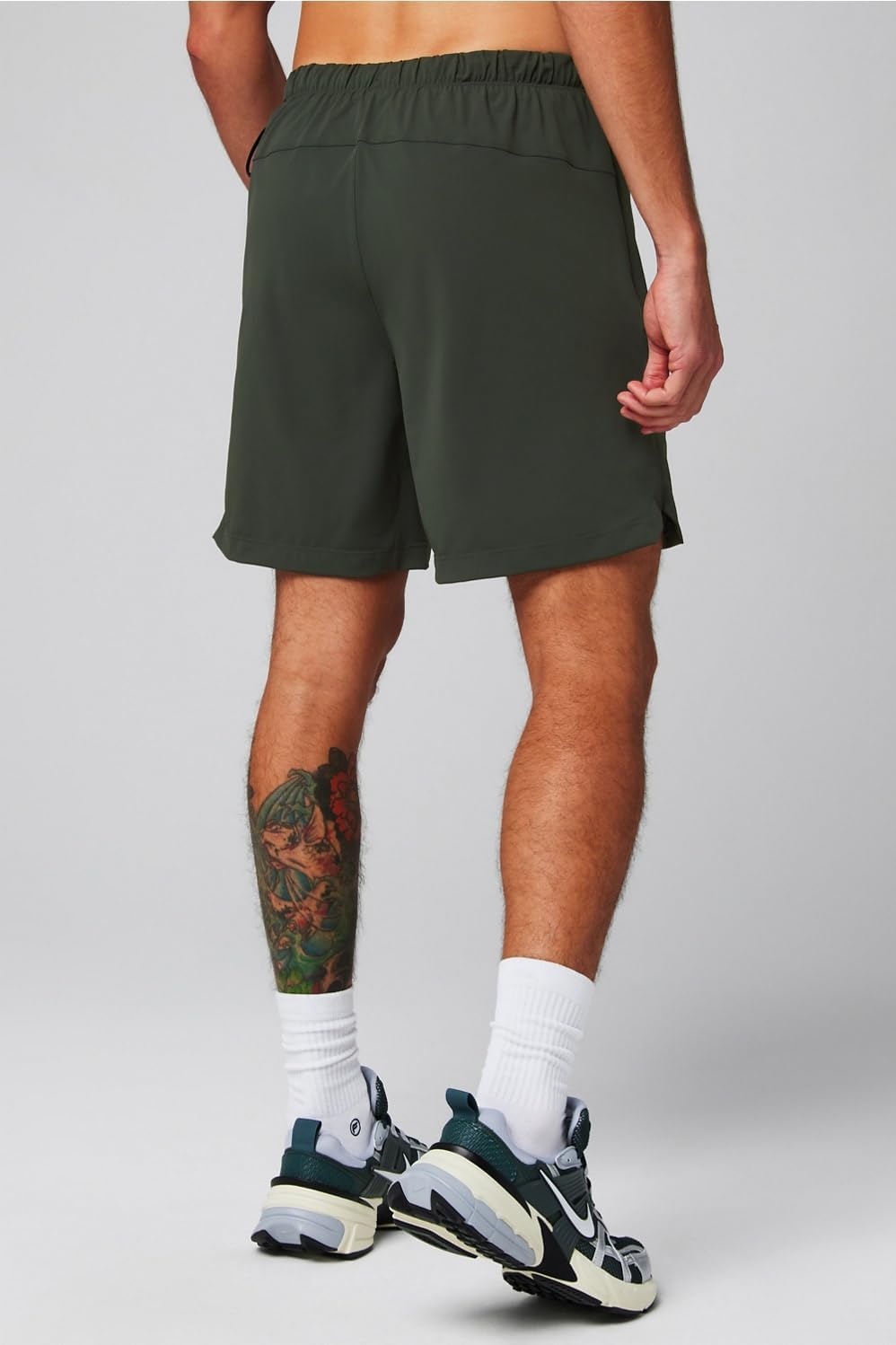 image:imageFabletics Mens The One Short Lined Training Swimming Lightweight QuickDry Zip Pocket Stretch WovenPine Shadow