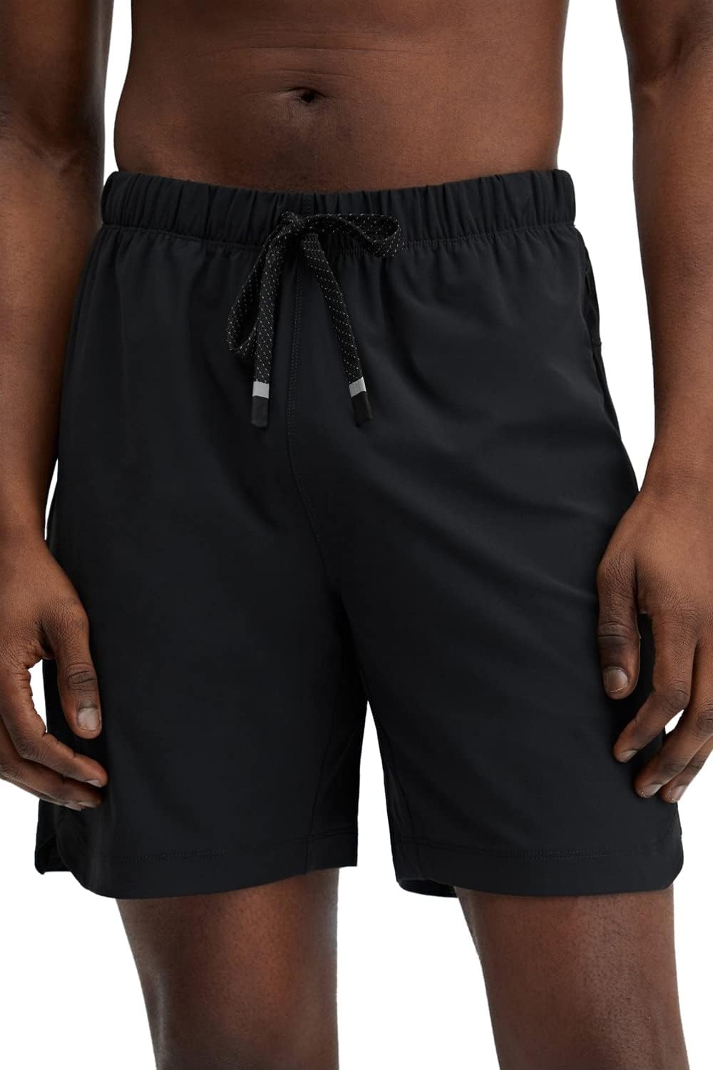 image:imageFabletics Mens The One Short Unlined Training Swimming Lightweight QuickDry Zip Pocket Stretch WovenBlack