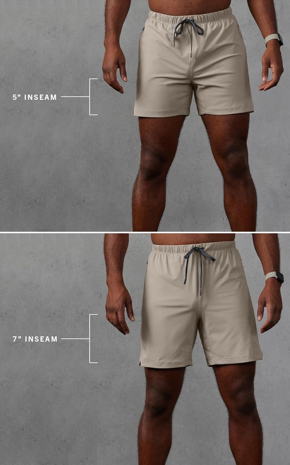 image:imageFabletics Mens The One Short Unlined Training Swimming Lightweight QuickDry Zip Pocket Stretch WovenBlack