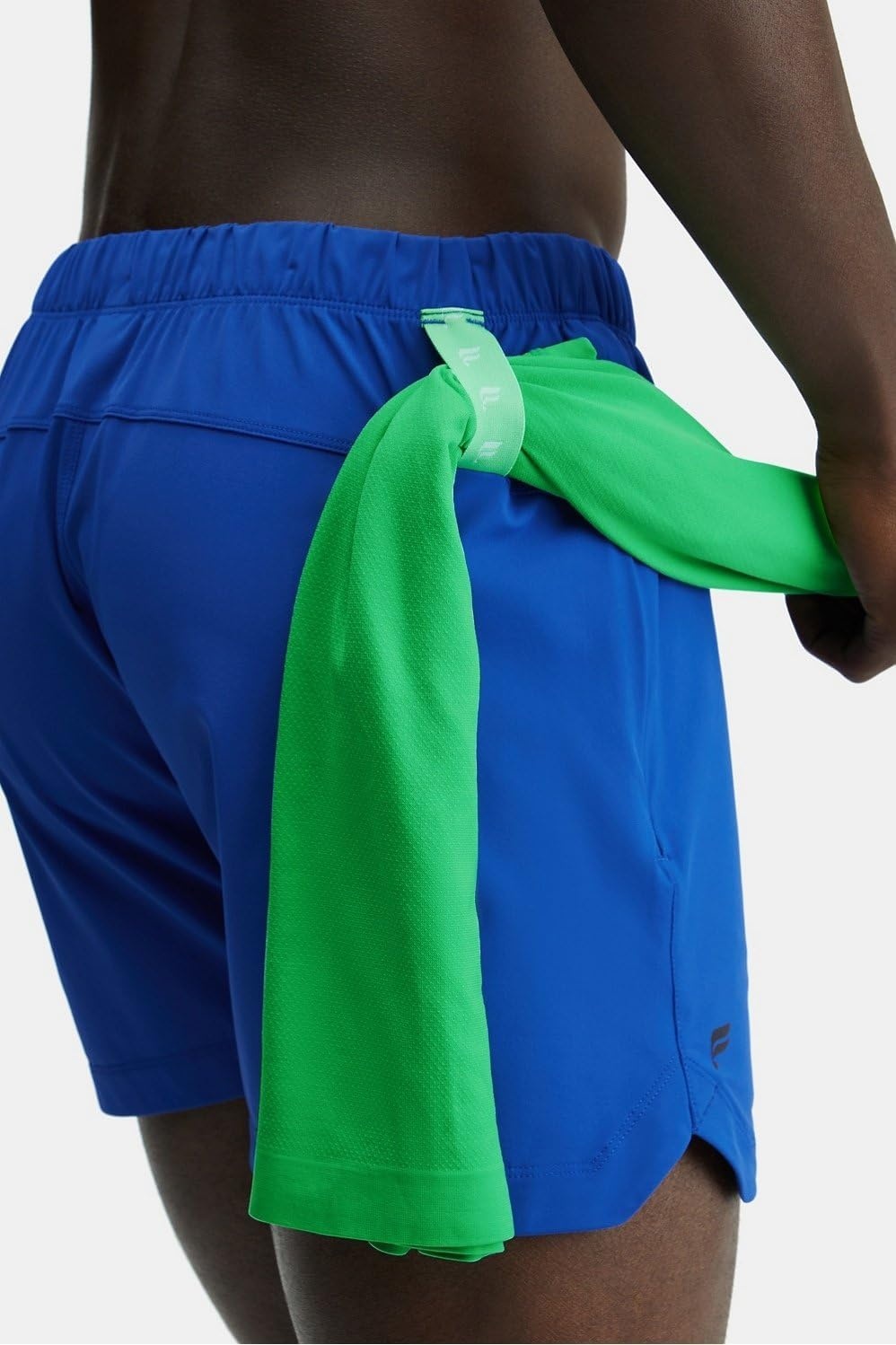 image:imageFabletics Mens The One Short Unlined Training Swimming Lightweight QuickDry Zip Pocket Stretch WovenClassic Blue