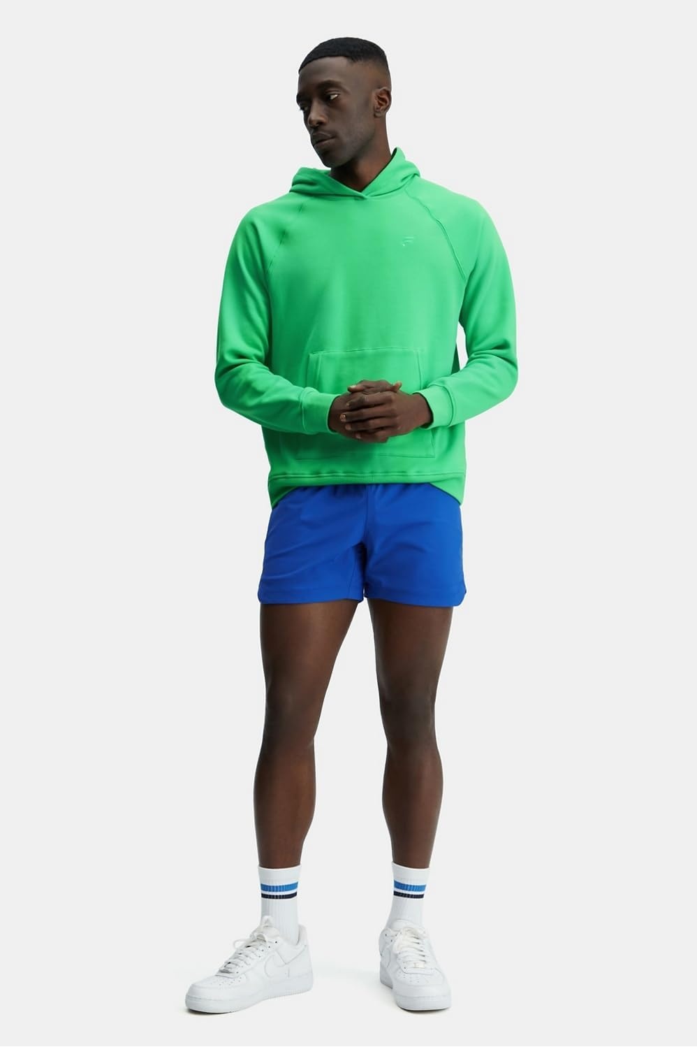 image:imageFabletics Mens The One Short Unlined Training Swimming Lightweight QuickDry Zip Pocket Stretch WovenClassic Blue