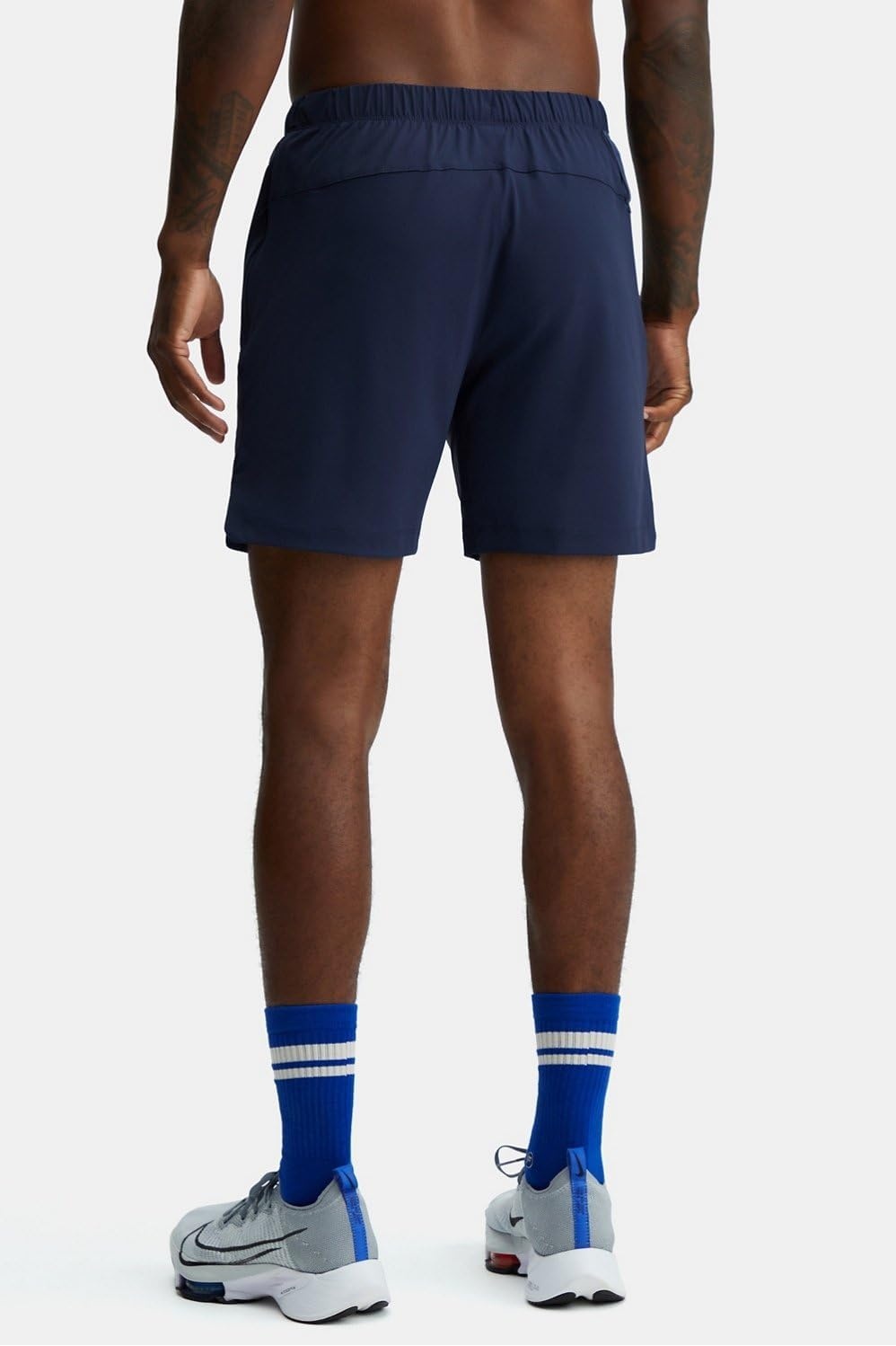image:imageFabletics Mens The One Short Unlined Training Swimming Lightweight QuickDry Zip Pocket Stretch WovenClassic Navy