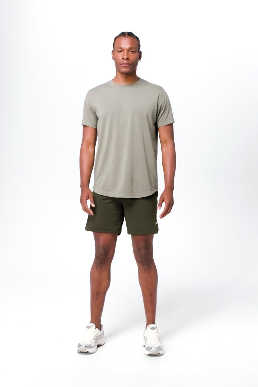 image:imageFabletics Mens The One Short Unlined Training Swimming Lightweight QuickDry Zip Pocket Stretch WovenGreen Abyss