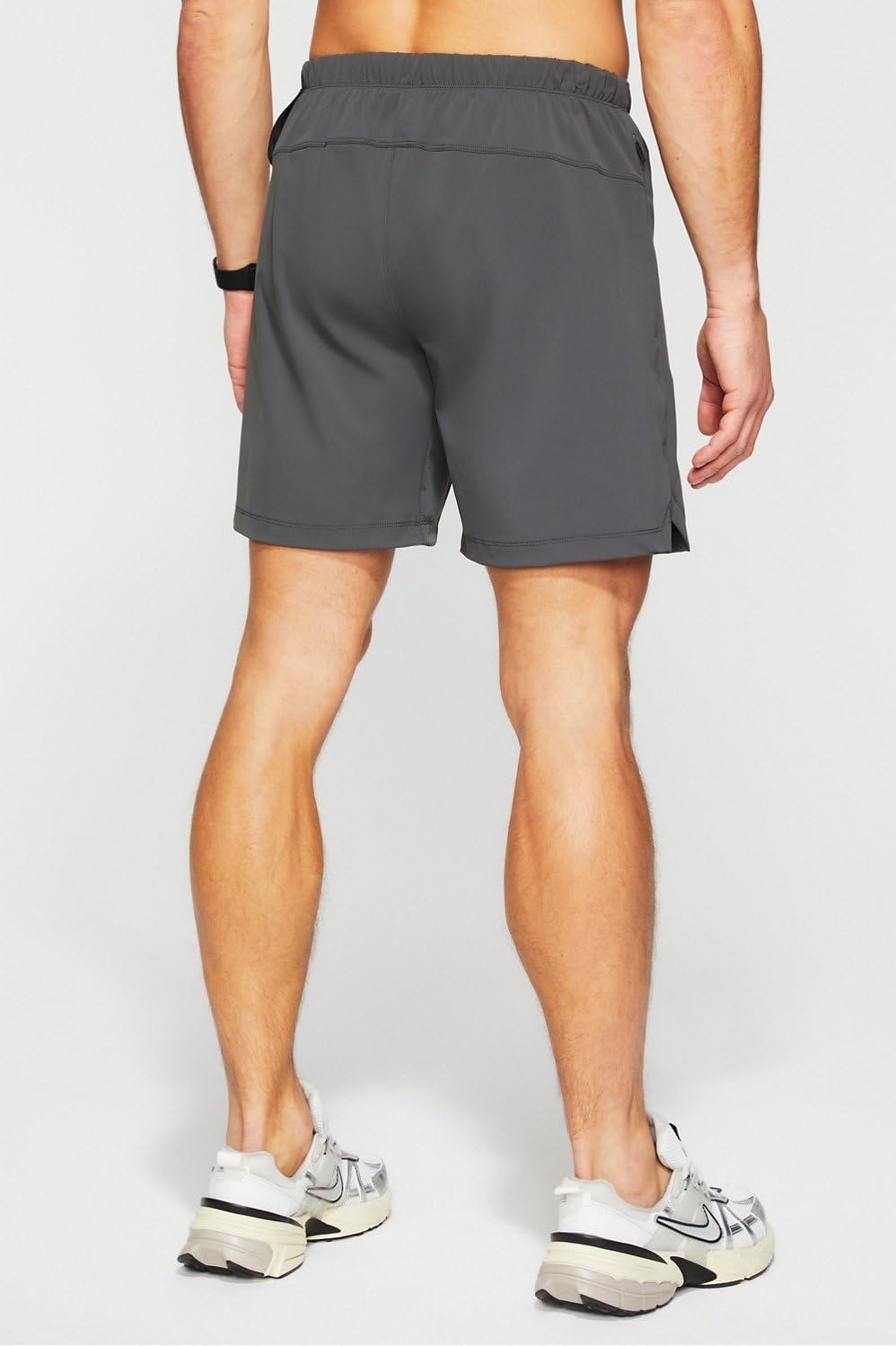 image:imageFabletics Mens The One Short Unlined Training Swimming Lightweight QuickDry Zip Pocket Stretch WovenOnyx