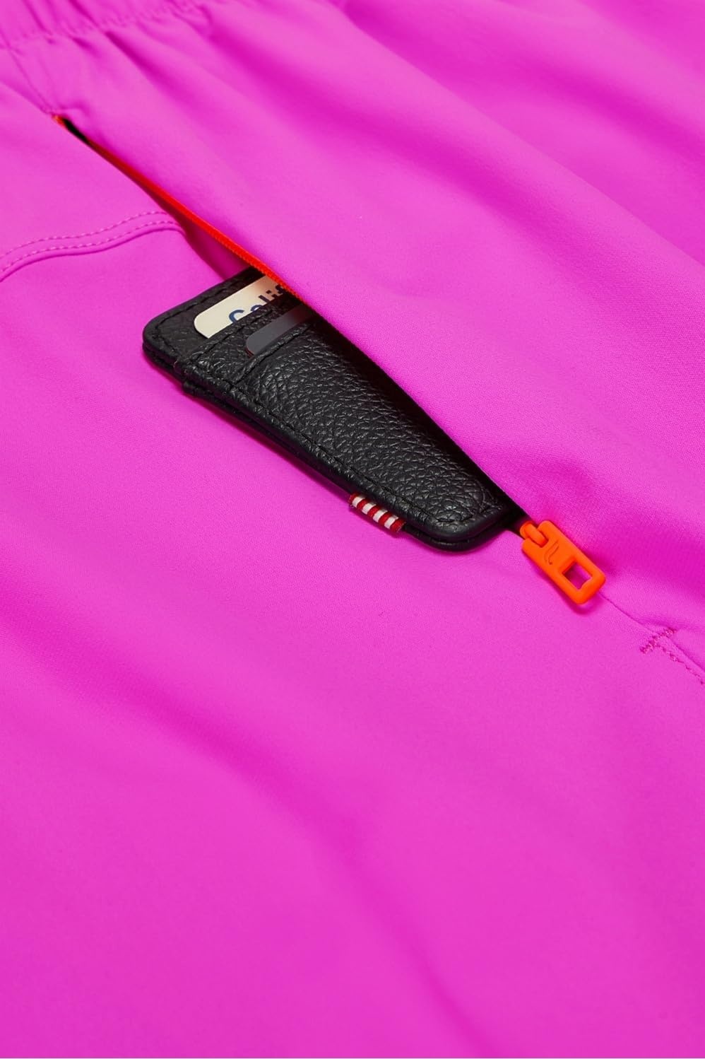 image:imageFabletics Mens The One Short Unlined Training Swimming Lightweight QuickDry Zip Pocket Stretch WovenPink Escape