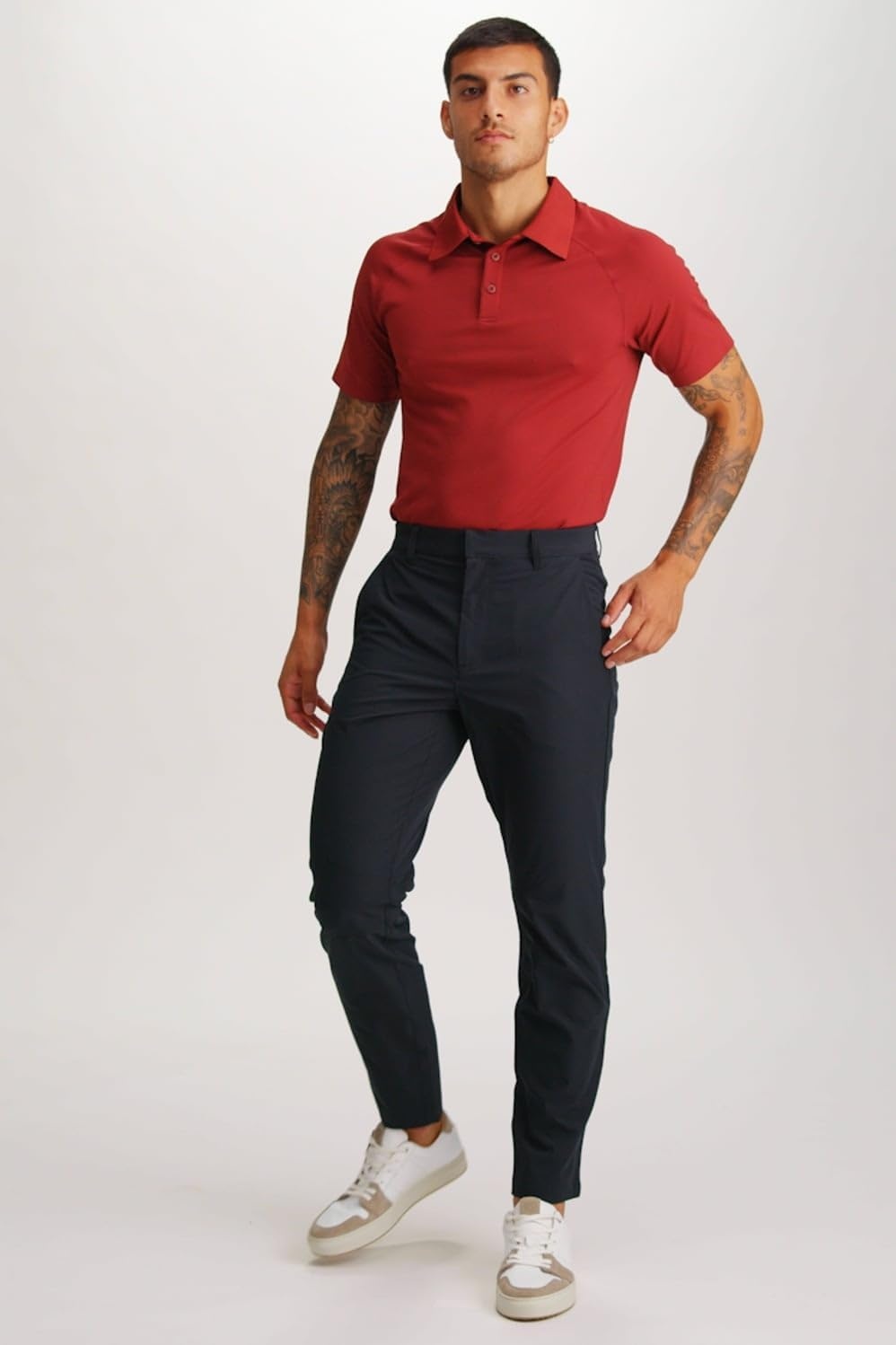 image:imageFabletics Mens The Only Pant External Pocket WaterRepellent Zip Pockets LightweightDeep Navy