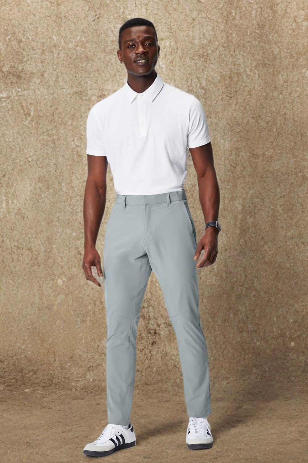 image:imageFabletics Mens The Only Pant External Pocket WaterRepellent Zip Pockets LightweightShadow Grey
