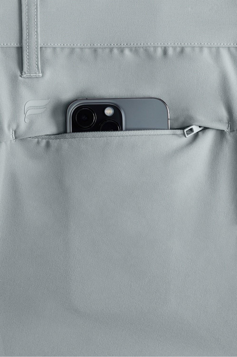 image:imageFabletics Mens The Only Pant External Pocket WaterRepellent Zip Pockets LightweightShadow Grey