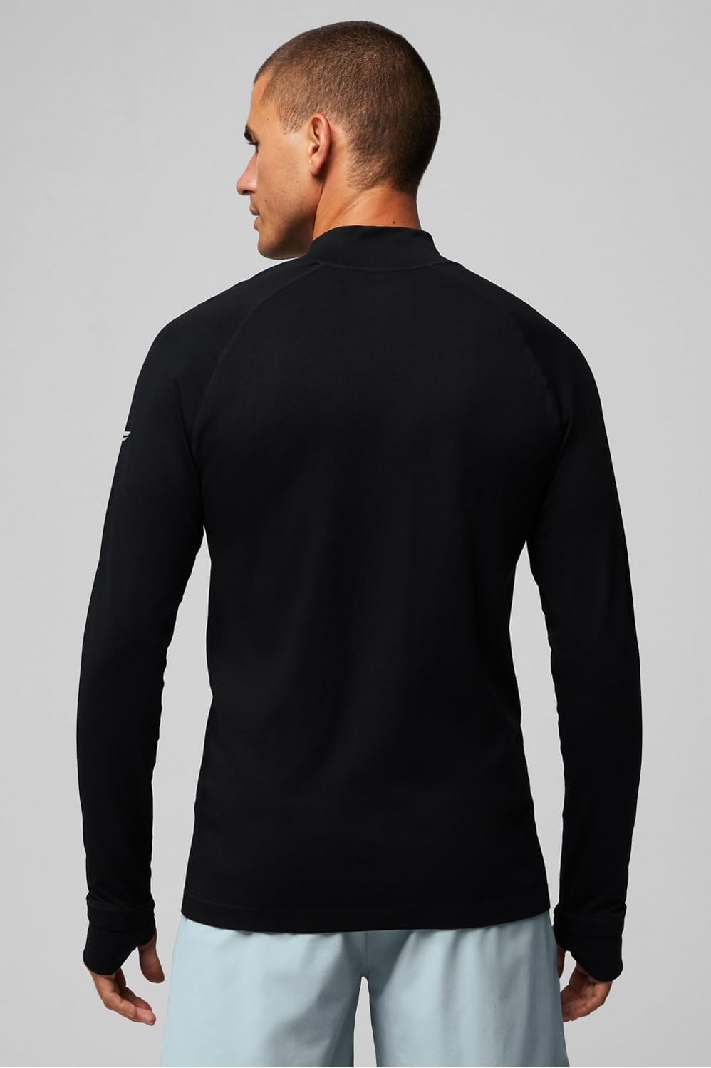 image:imageFabletics Mens The Training Day 14 Zip Training Performance Athletic Breathable 4Way StretchBlack