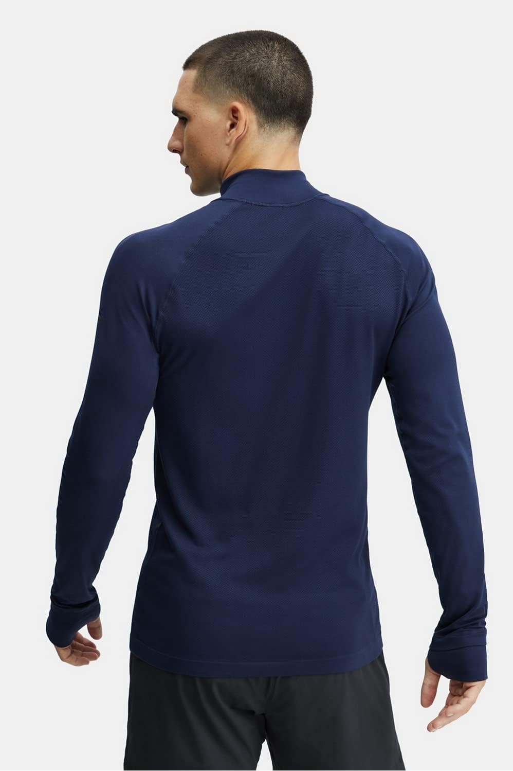 image:imageFabletics Mens The Training Day 14 Zip Training Performance Athletic Breathable 4Way StretchClassic Navy