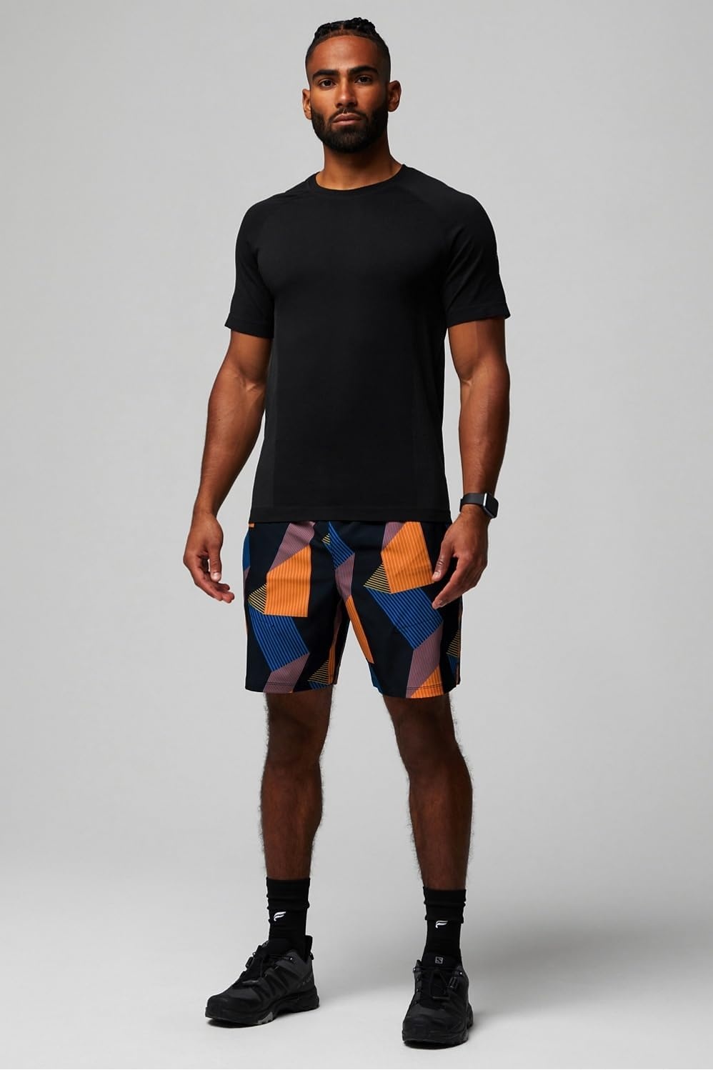 image:imageFabletics Mens The Training Day Tee Performance Running Workout Gym Breathable 4Way StretchBlack