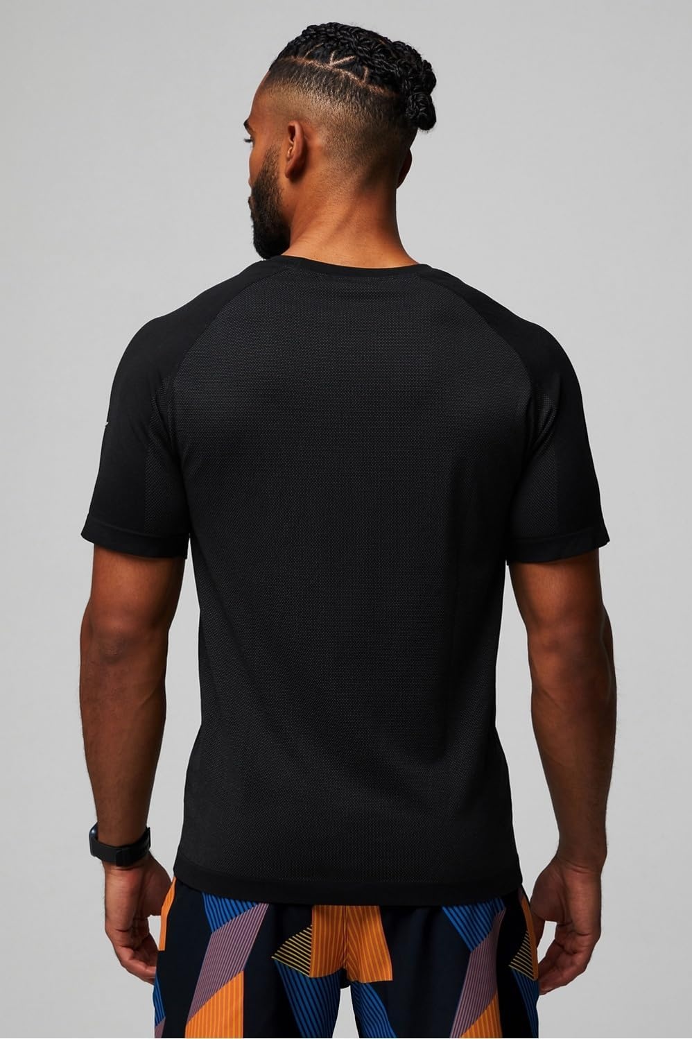 image:imageFabletics Mens The Training Day Tee Performance Running Workout Gym Breathable 4Way StretchBlack