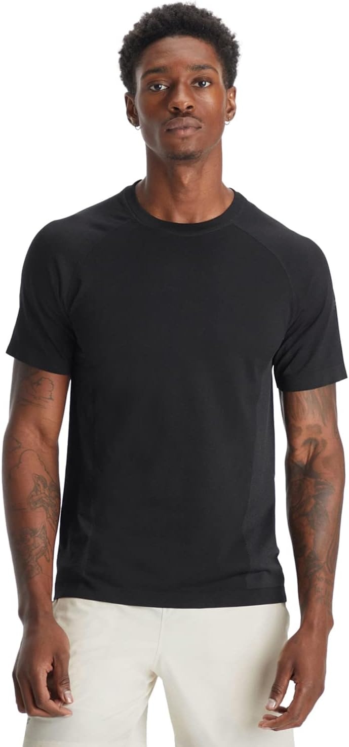 image:imageFabletics Mens The Training Day Tee Performance Running Workout Gym Breathable 4Way StretchBlack