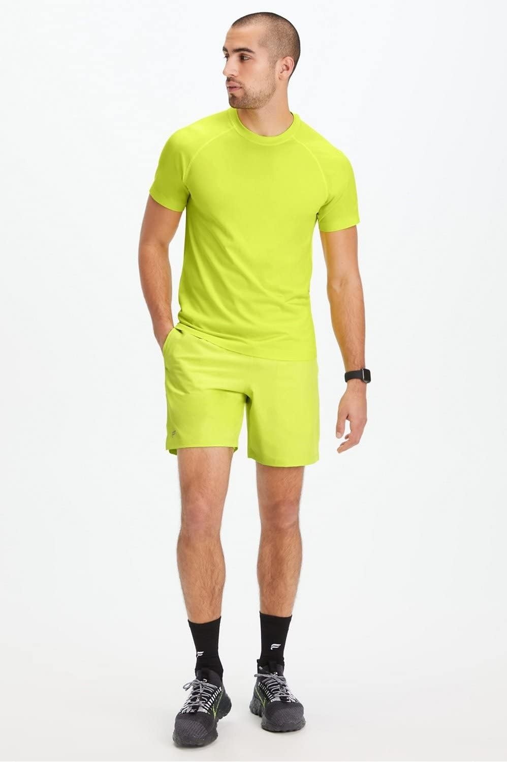 image:imageFabletics Mens The Training Day Tee Performance Running Workout Gym Breathable 4Way StretchZest