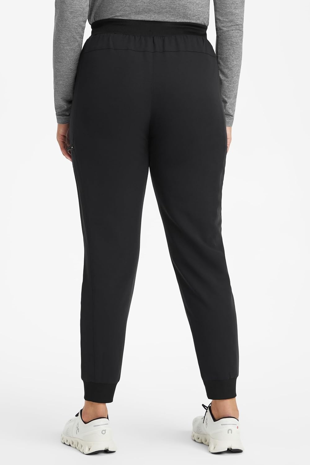 image:imageFabletics Womens Active Scrub Jogger MotionTech PocketPacked Lightweight WrinkleResist SemiSlim FitBlack