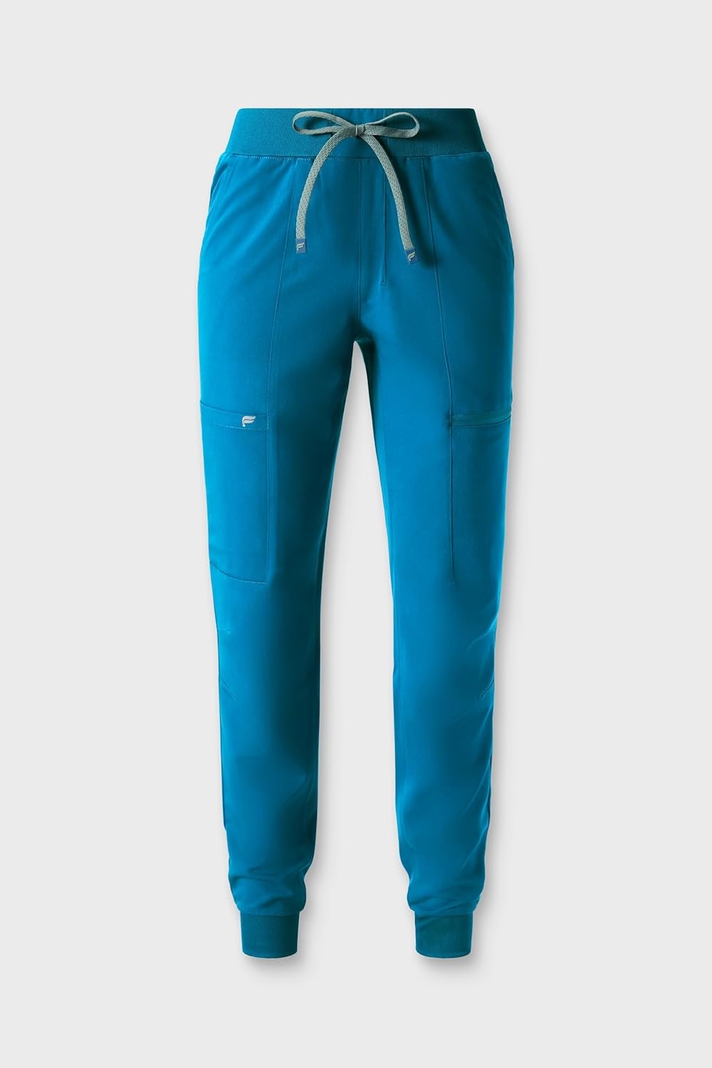 image:imageFabletics Womens Active Scrub Jogger MotionTech PocketPacked Lightweight WrinkleResist SemiSlim FitCaribbean Blue