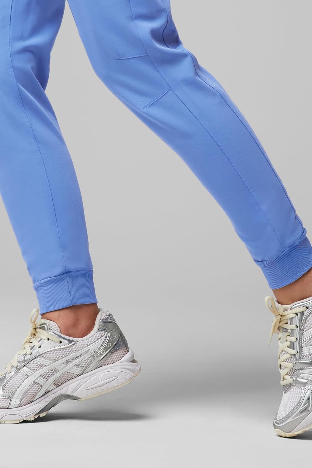 image:imageFabletics Womens Active Scrub Jogger MotionTech PocketPacked Lightweight WrinkleResist SemiSlim FitCeil Blue