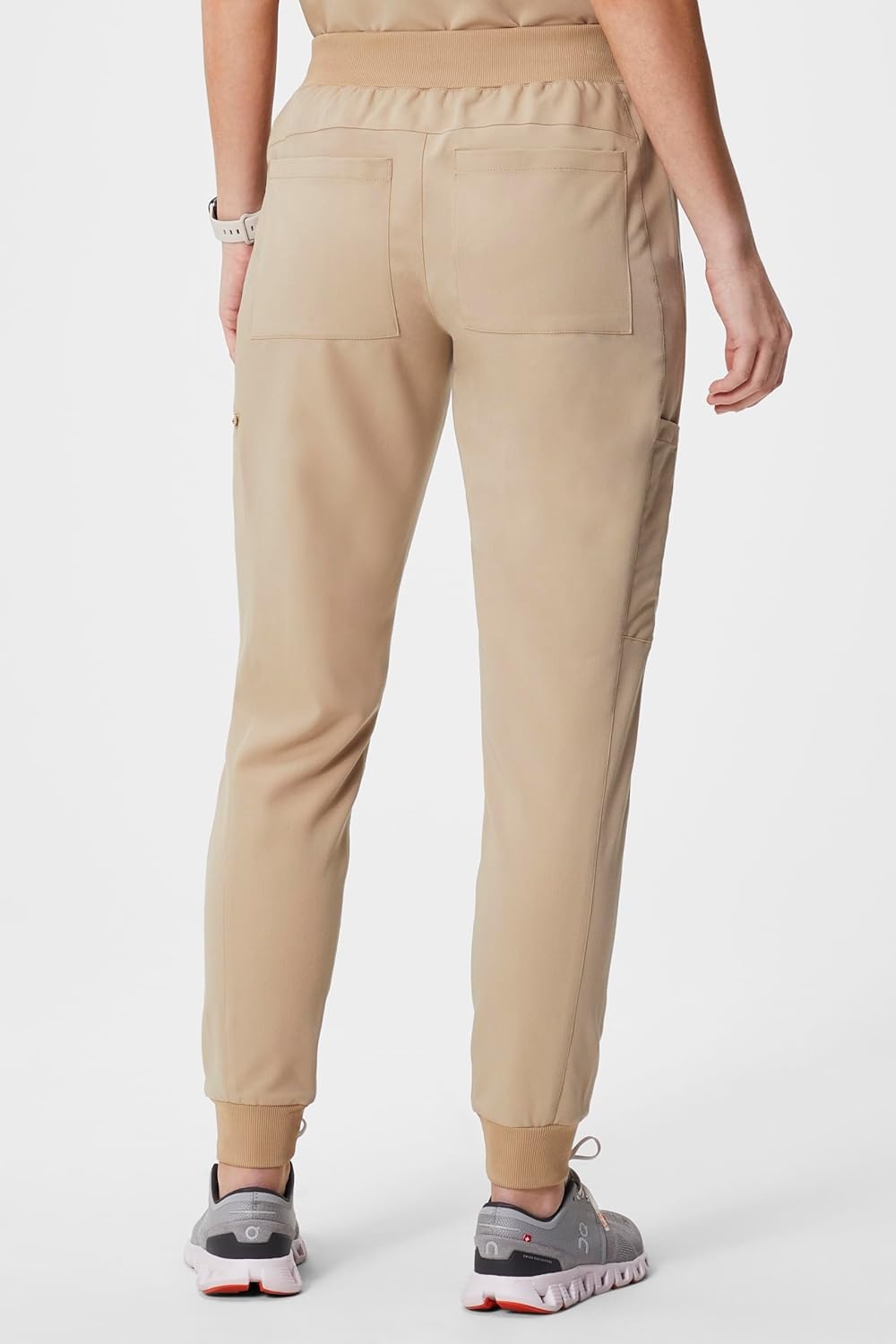 image:imageFabletics Womens Active Scrub Jogger MotionTech PocketPacked Lightweight WrinkleResist SemiSlim FitChai