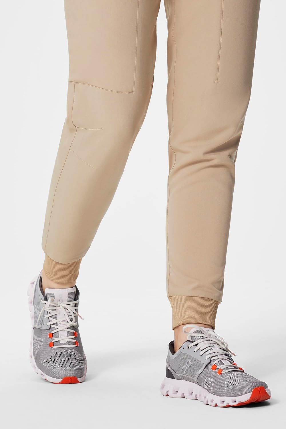 image:imageFabletics Womens Active Scrub Jogger MotionTech PocketPacked Lightweight WrinkleResist SemiSlim FitChai