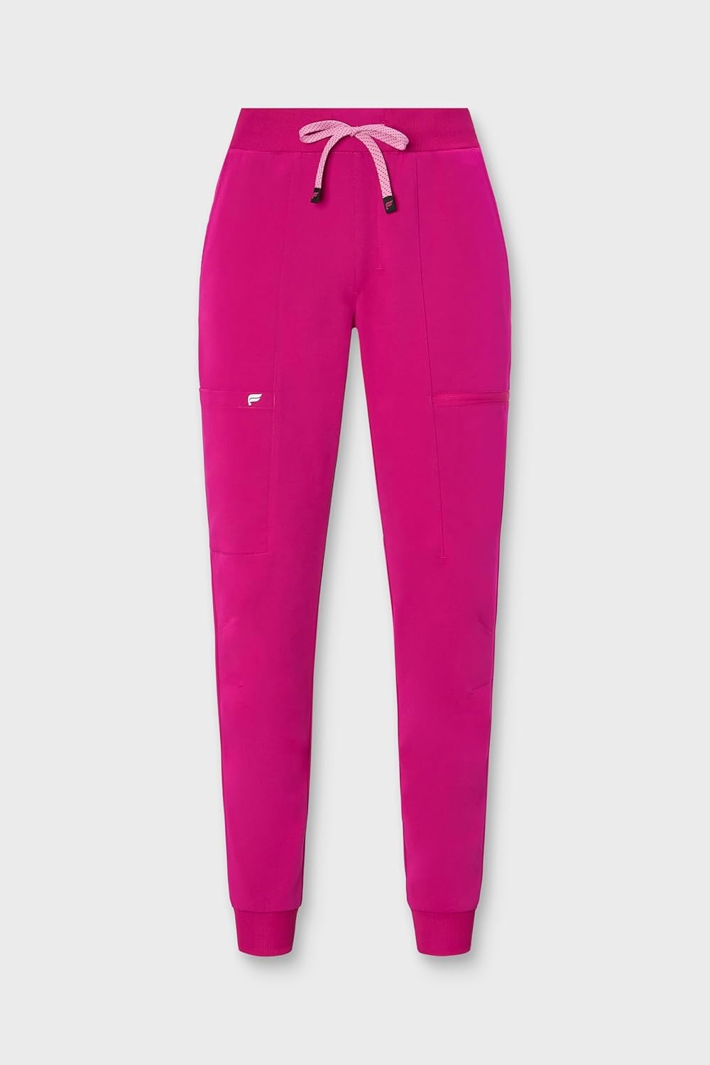 image:imageFabletics Womens Active Scrub Jogger MotionTech PocketPacked Lightweight WrinkleResist SemiSlim FitHibiscus