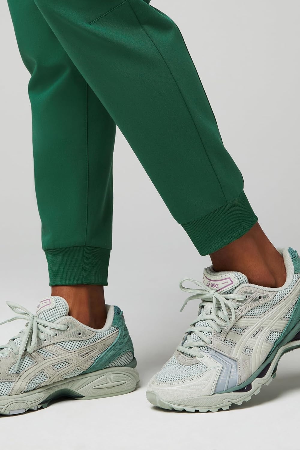 image:imageFabletics Womens Active Scrub Jogger MotionTech PocketPacked Lightweight WrinkleResist SemiSlim FitHunter Green