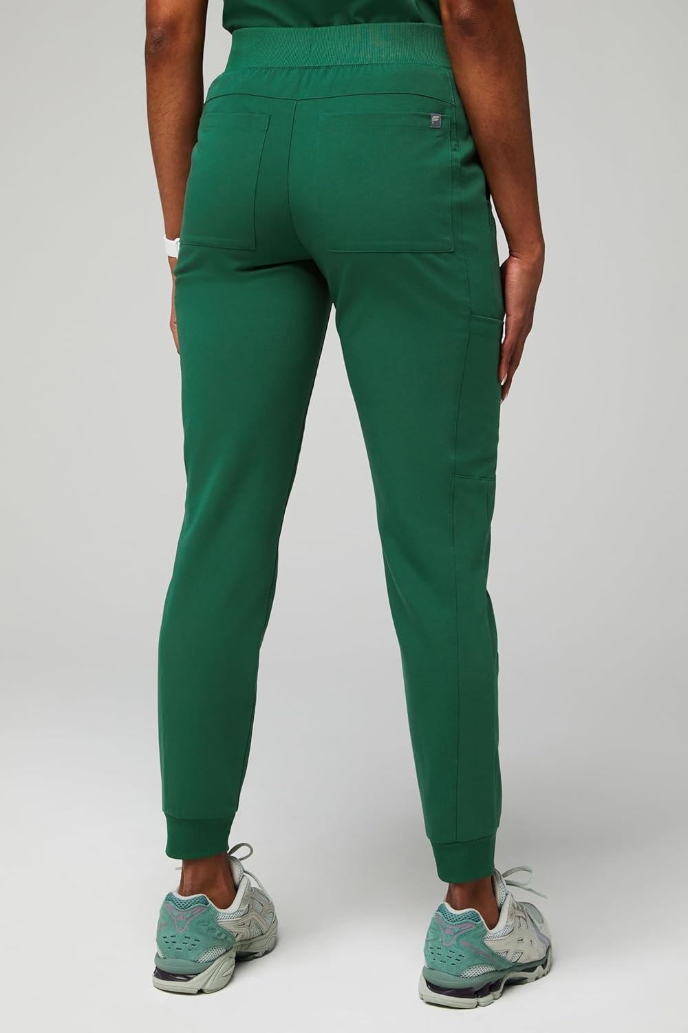 image:imageFabletics Womens Active Scrub Jogger MotionTech PocketPacked Lightweight WrinkleResist SemiSlim FitHunter Green