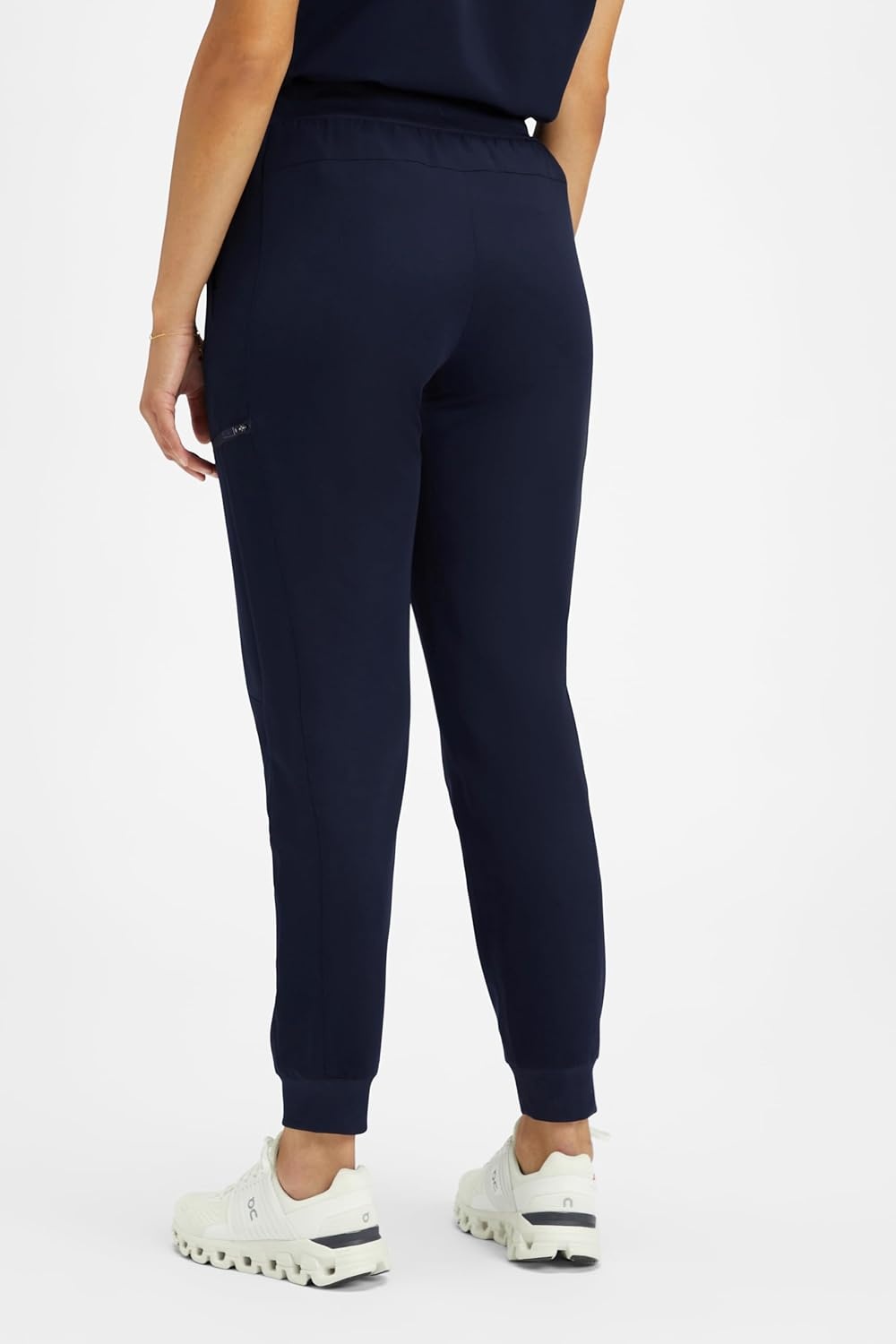 image:imageFabletics Womens Active Scrub Jogger MotionTech PocketPacked Lightweight WrinkleResist SemiSlim FitNavy
