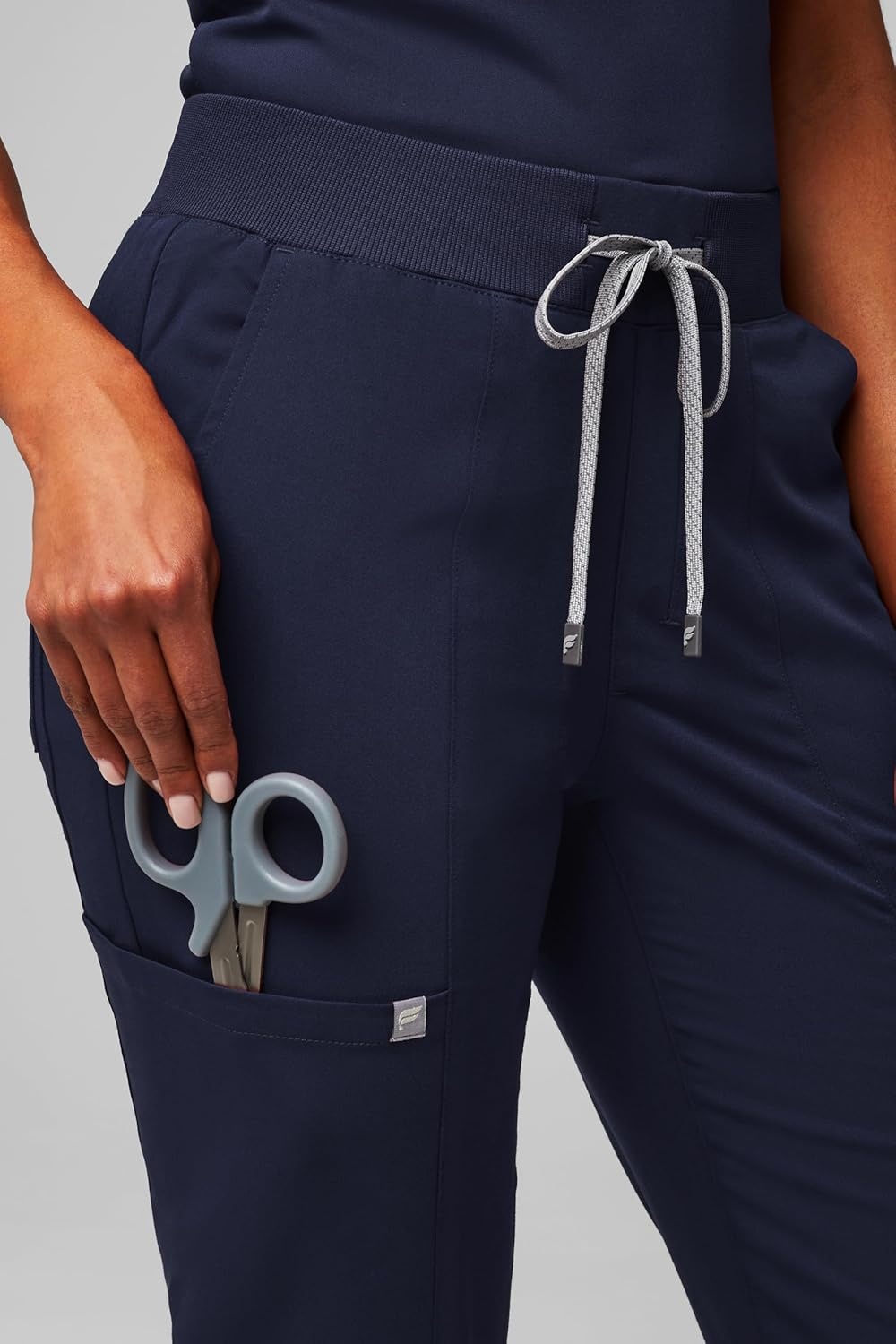 image:imageFabletics Womens Active Scrub Jogger MotionTech PocketPacked Lightweight WrinkleResist SemiSlim FitNavy