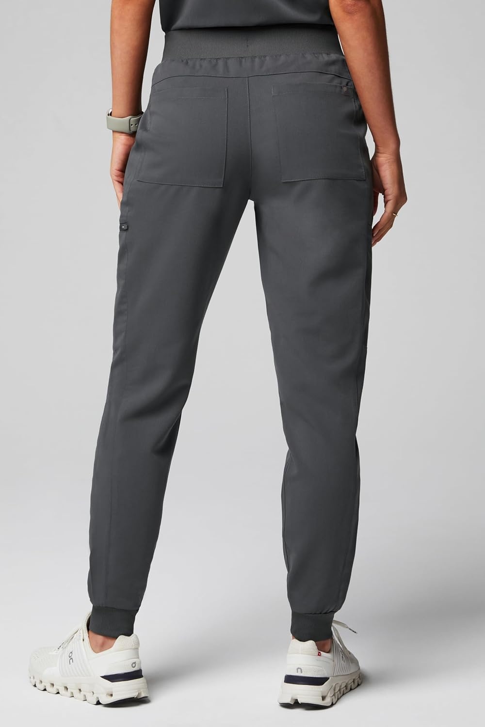 image:imageFabletics Womens Active Scrub Jogger MotionTech PocketPacked Lightweight WrinkleResist SemiSlim FitOnyx
