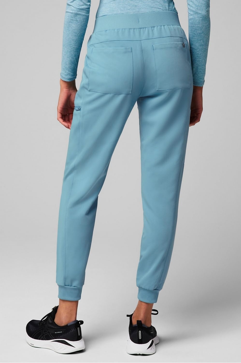 image:imageFabletics Womens Active Scrub Jogger MotionTech PocketPacked Lightweight WrinkleResist SemiSlim FitWave