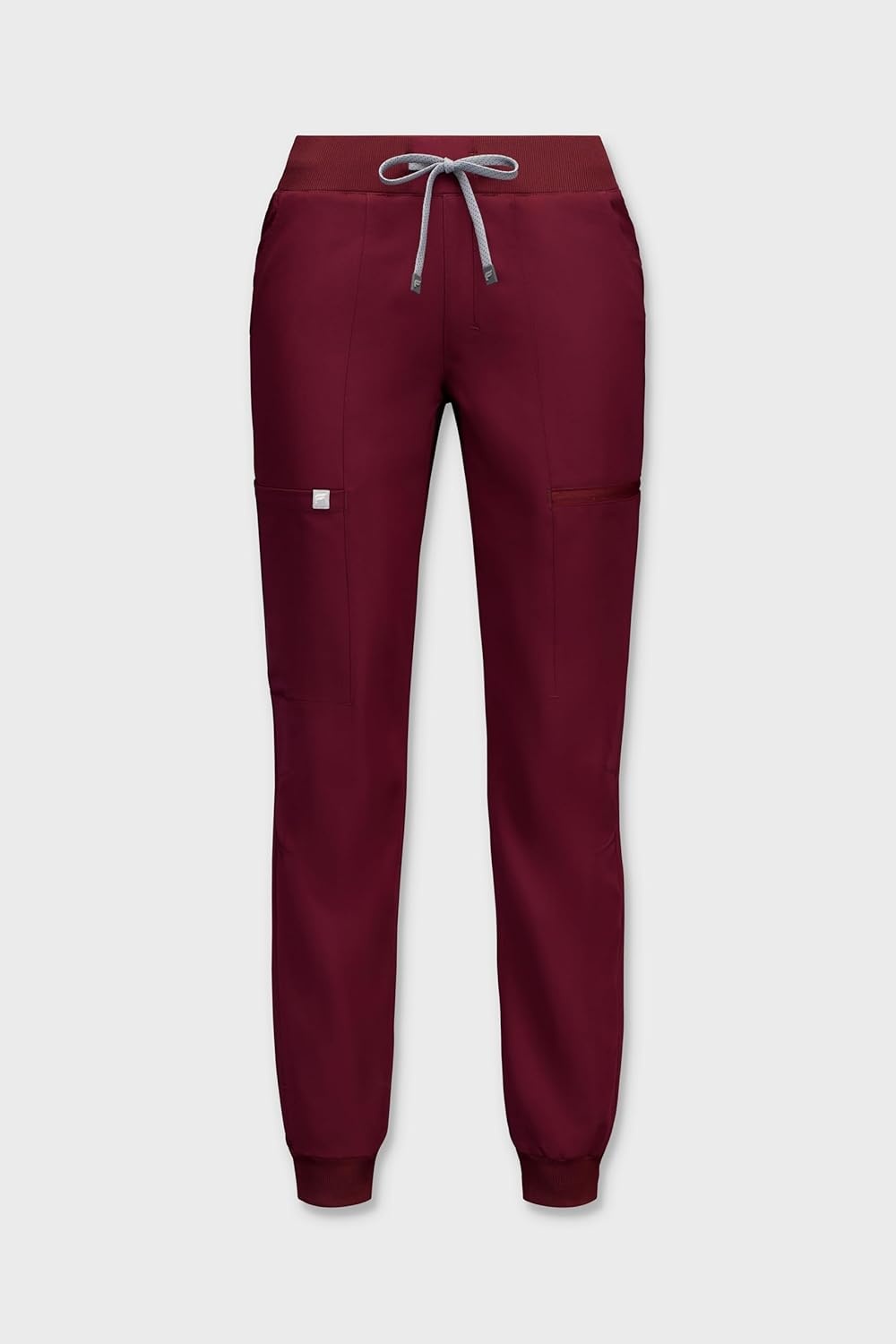 image:imageFabletics Womens Active Scrub Jogger MotionTech PocketPacked Lightweight WrinkleResist SemiSlim FitWine