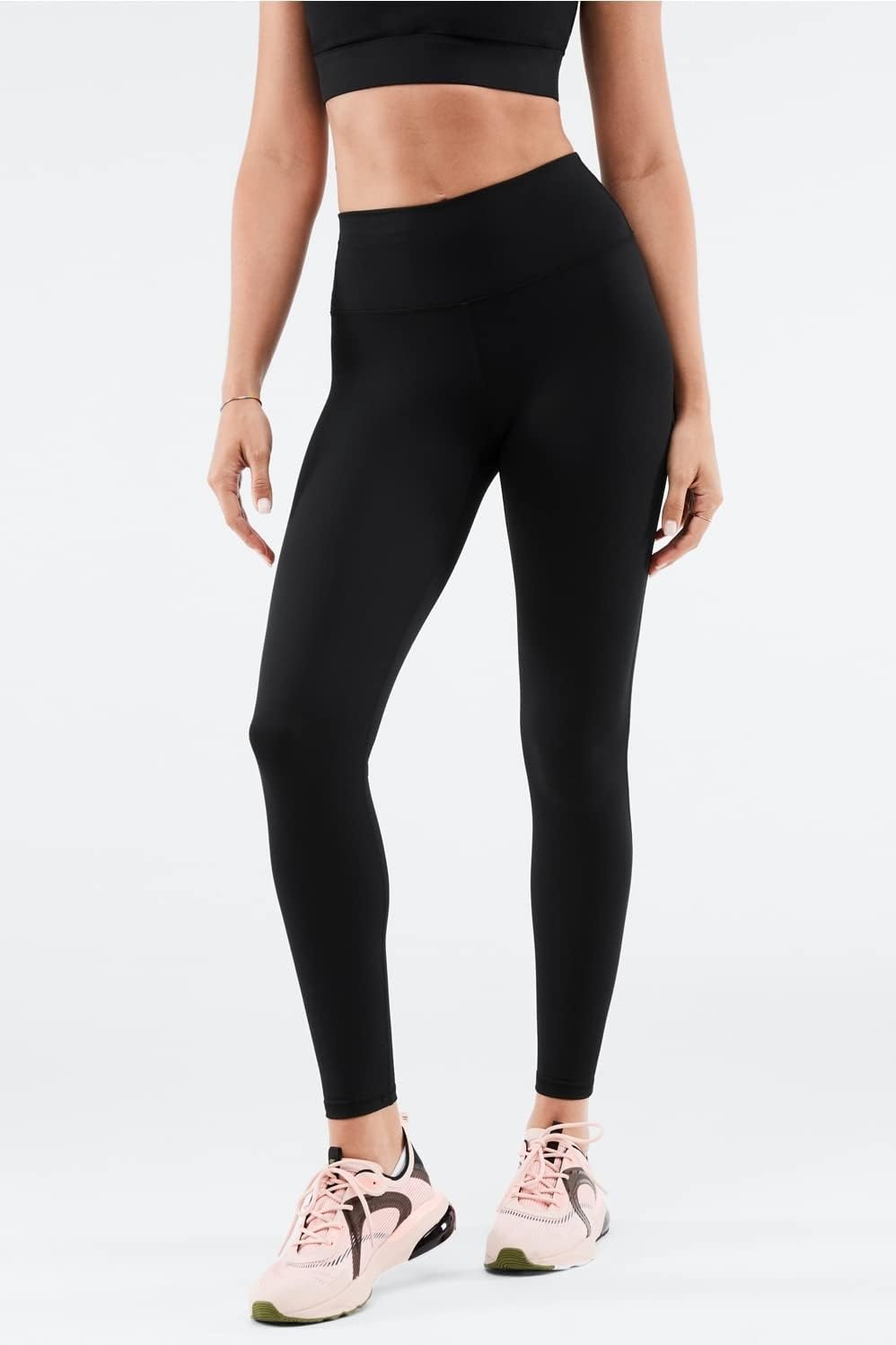 image:imageFabletics Womens Define HighWaisted Legging Workout Yoga Running Athletic Active Maximum Compression FlatteringBlack