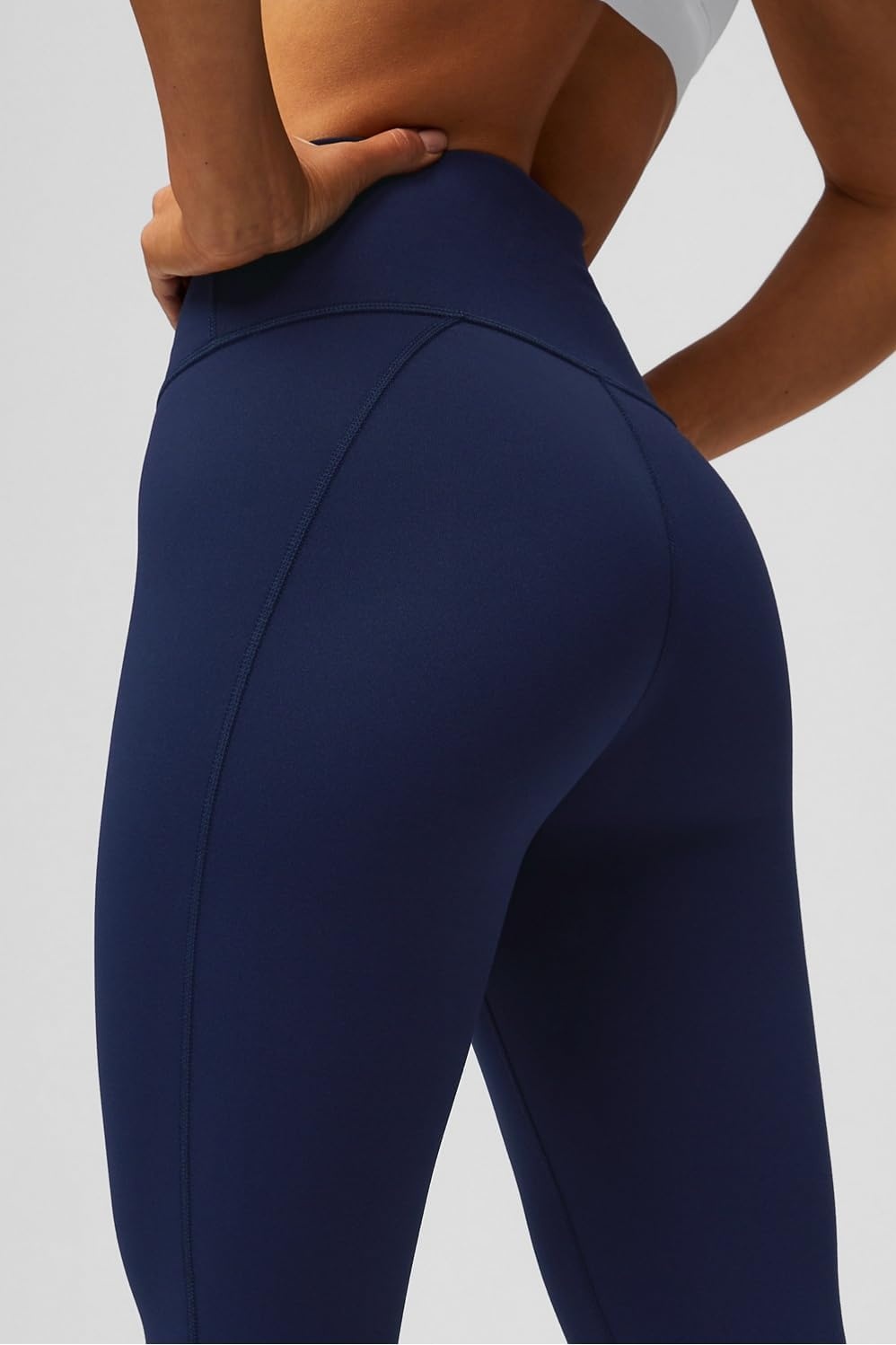 image:imageFabletics Womens Define HighWaisted Legging Workout Yoga Running Athletic Active Maximum Compression FlatteringDeep Navy