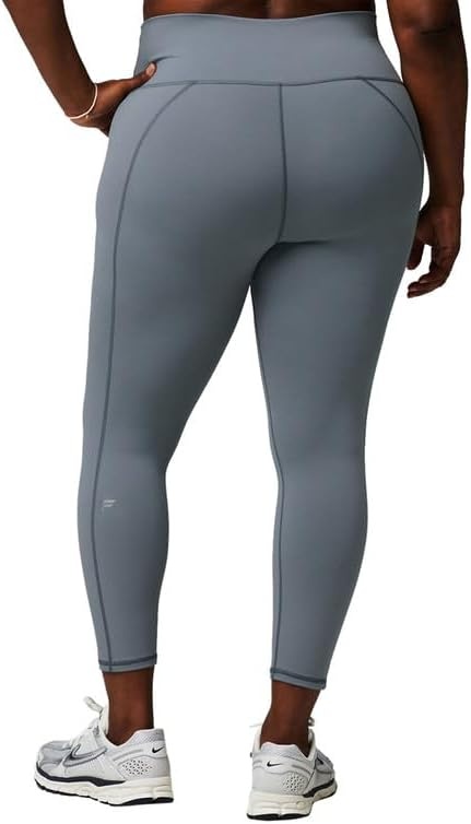image:imageFabletics Womens Define HighWaisted Legging Workout Yoga Running Athletic Active Maximum Compression FlatteringStormcloud