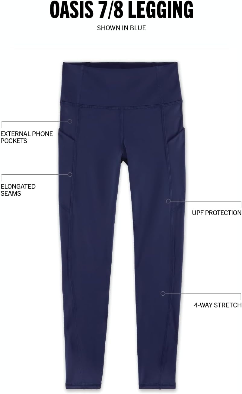 image:imageFabletics Womens Oasis PureLuxe HighWaisted LeggingBlue