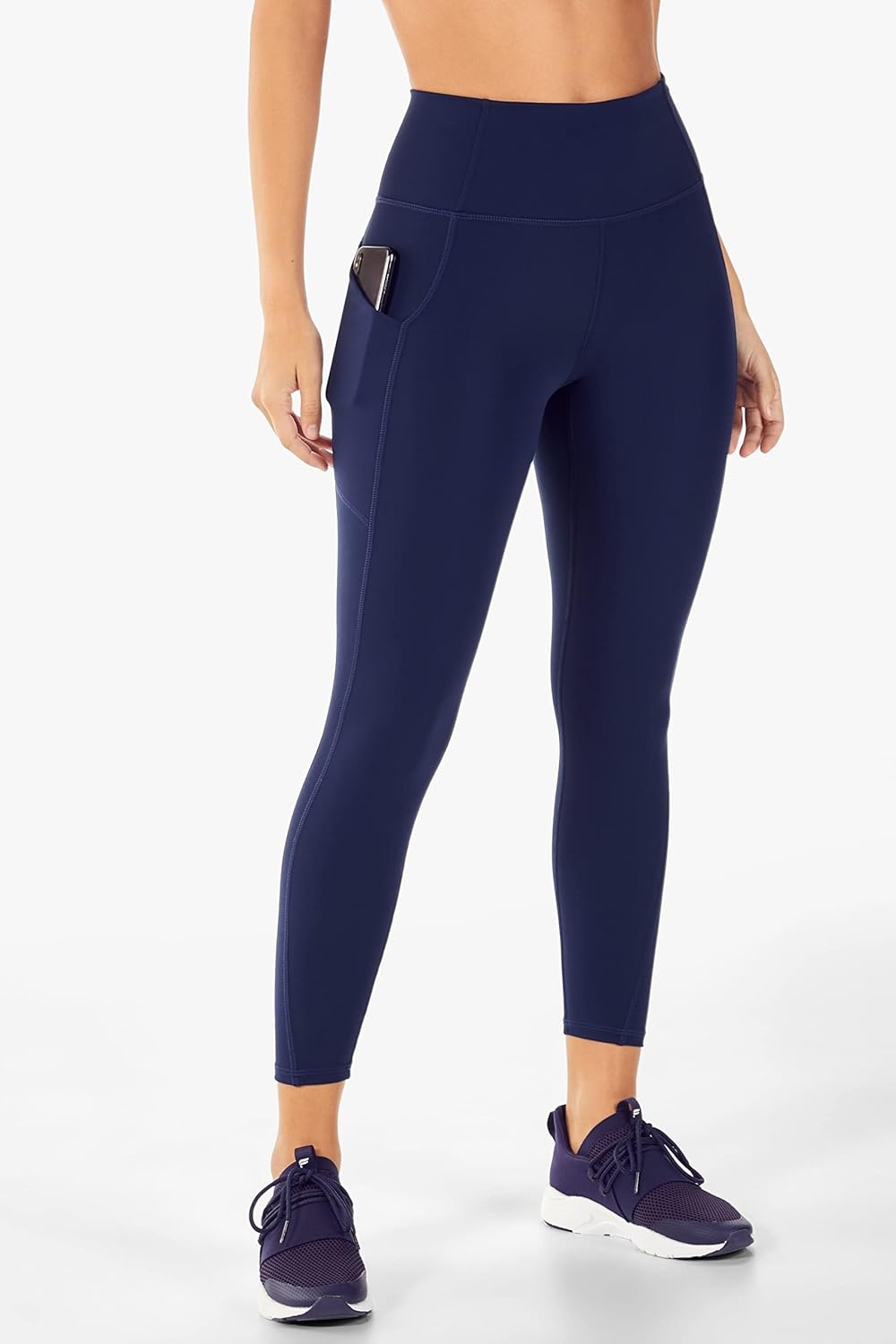 image:imageFabletics Womens Oasis PureLuxe HighWaisted LeggingBlue