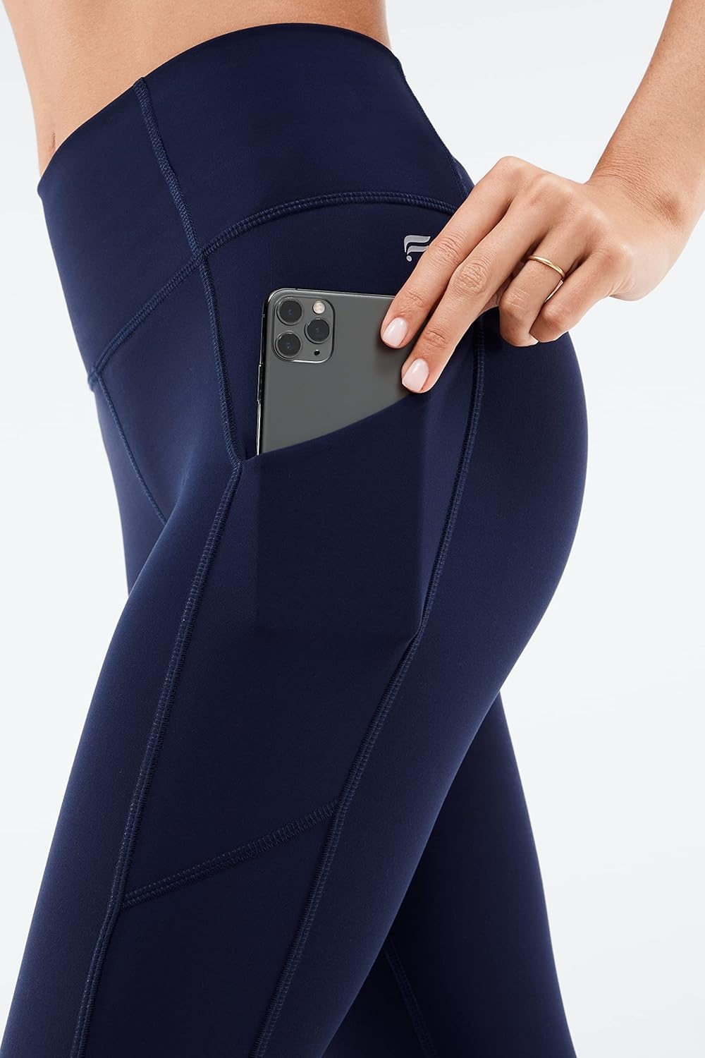 image:imageFabletics Womens Oasis PureLuxe HighWaisted LeggingBlue
