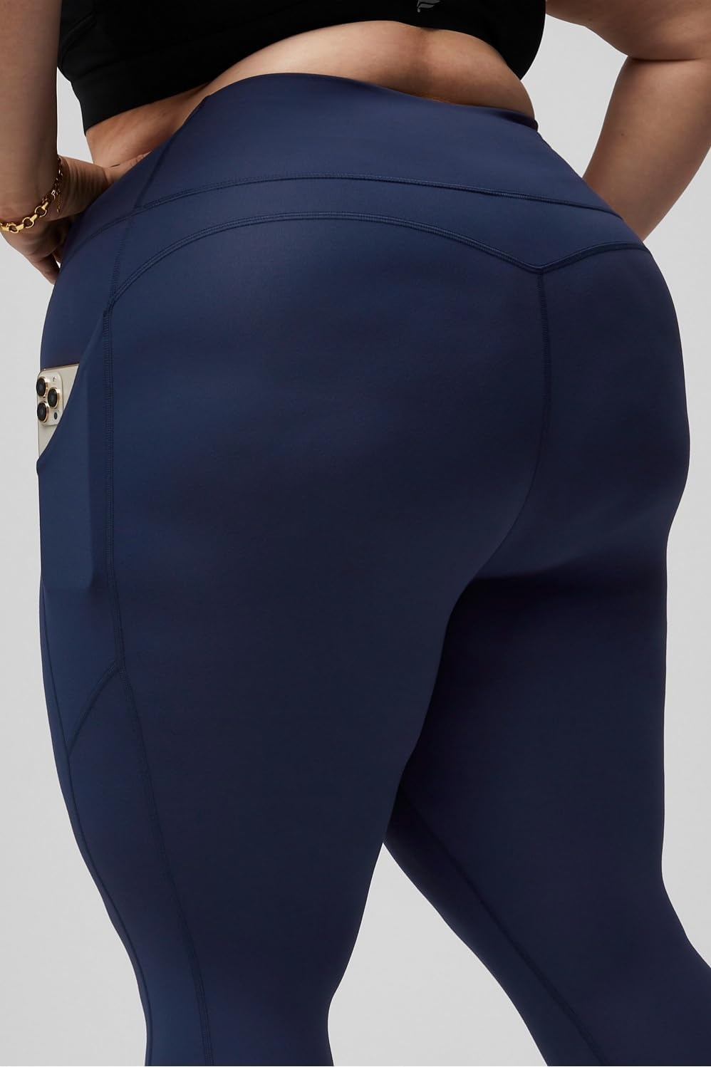 image:imageFabletics Womens Oasis PureLuxe HighWaisted LeggingDeep Navy