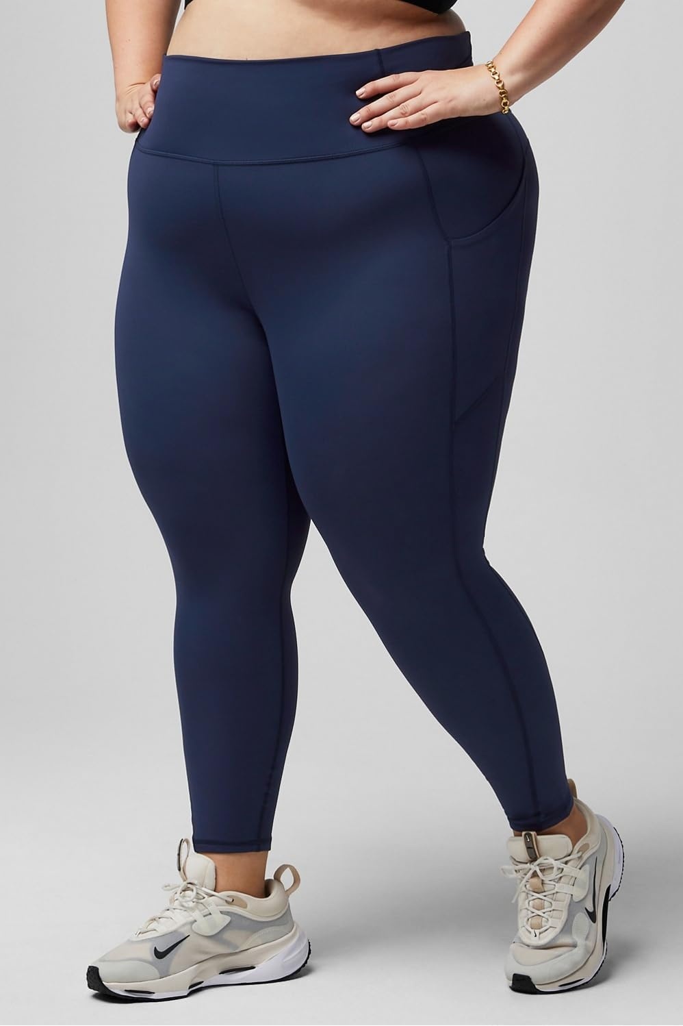 image:imageFabletics Womens Oasis PureLuxe HighWaisted LeggingDeep Navy